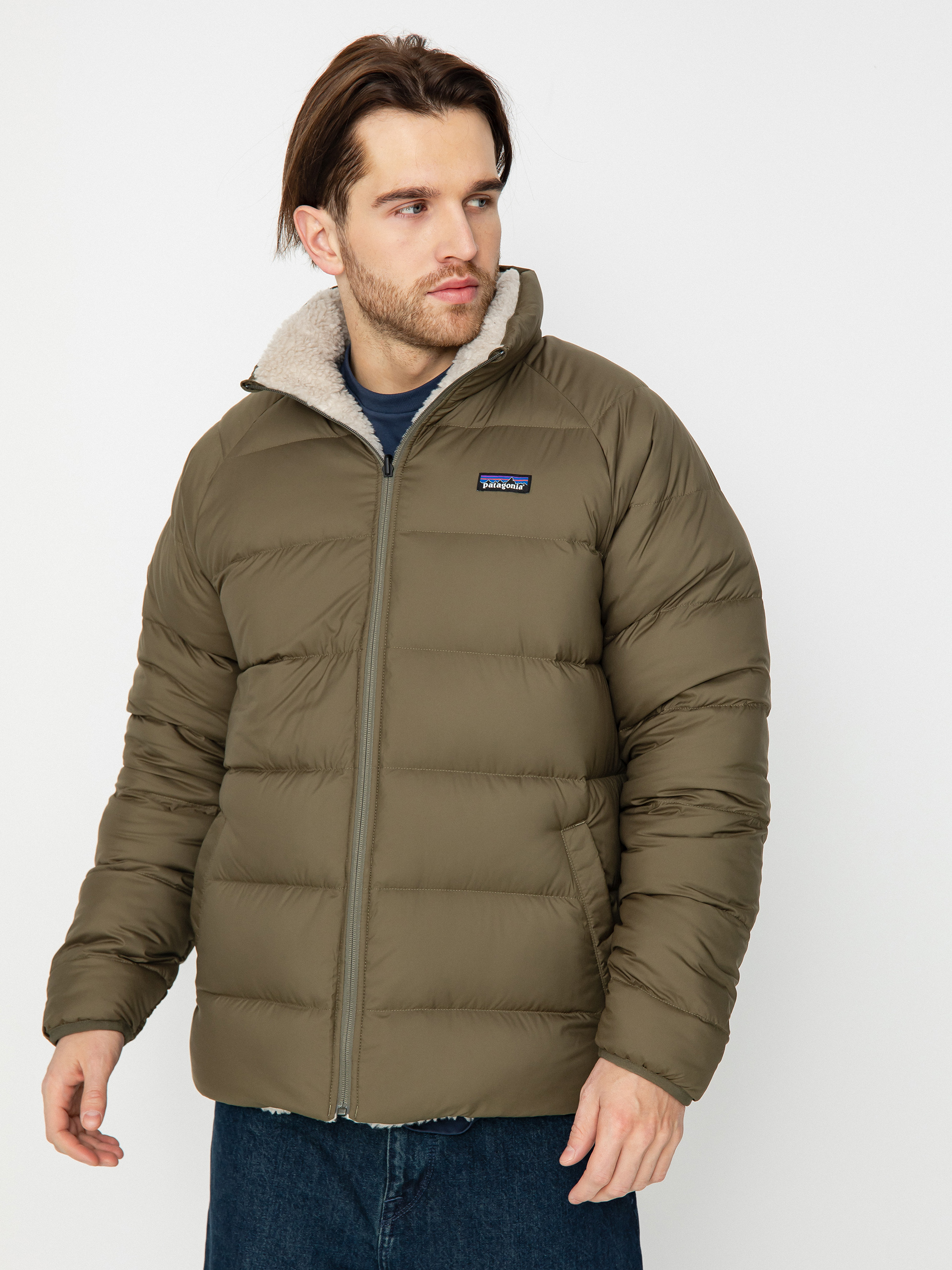 Mens patagonia silent hot sale down jacket