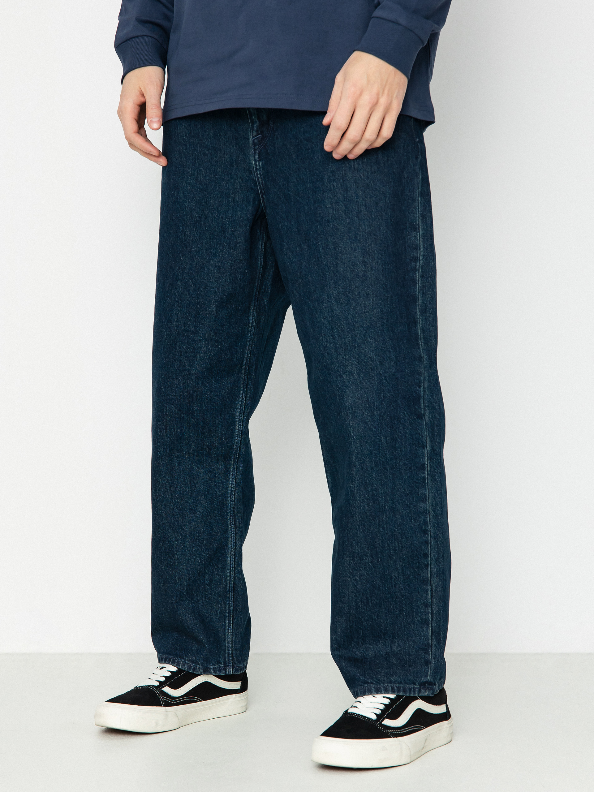 Volcom Billow Tapered Denim Hose (deep water)