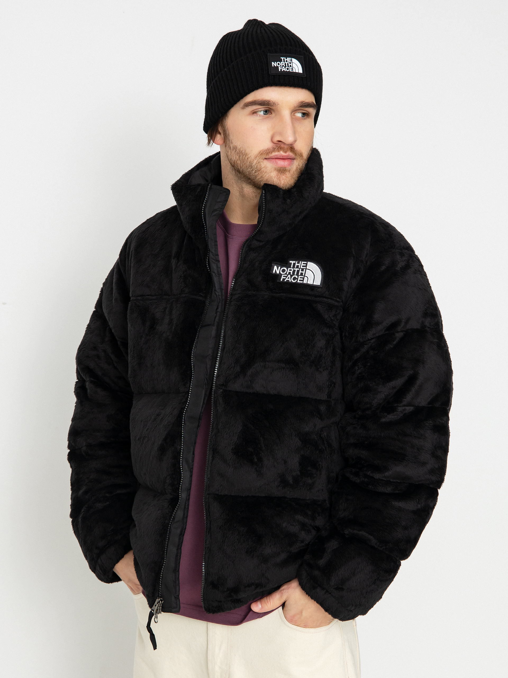 The North Face Versa Velour Nuptse Jacke Schwarz (tnf black)