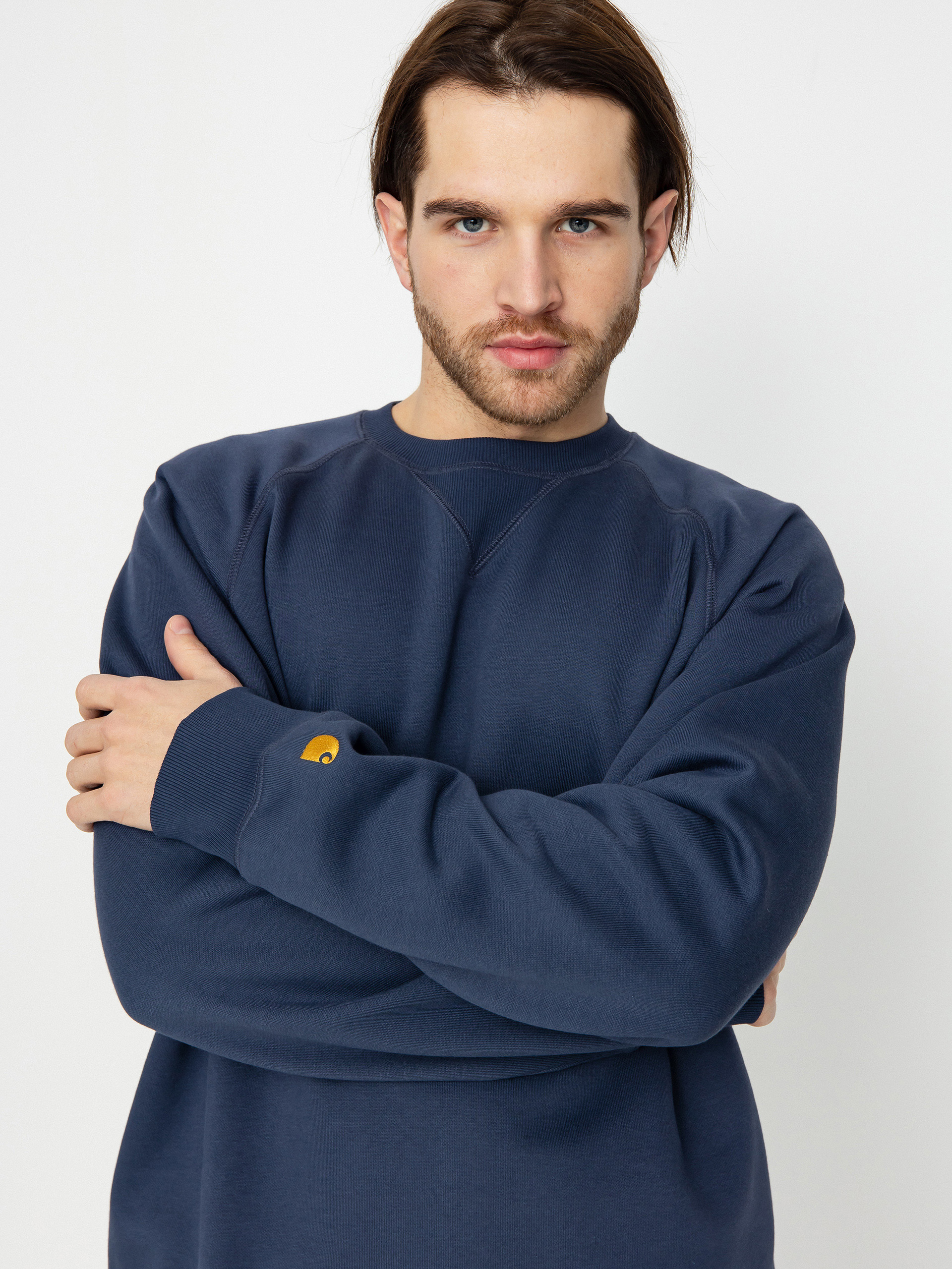 Carhartt WIP Chase Sweatshirt (blue/gold)