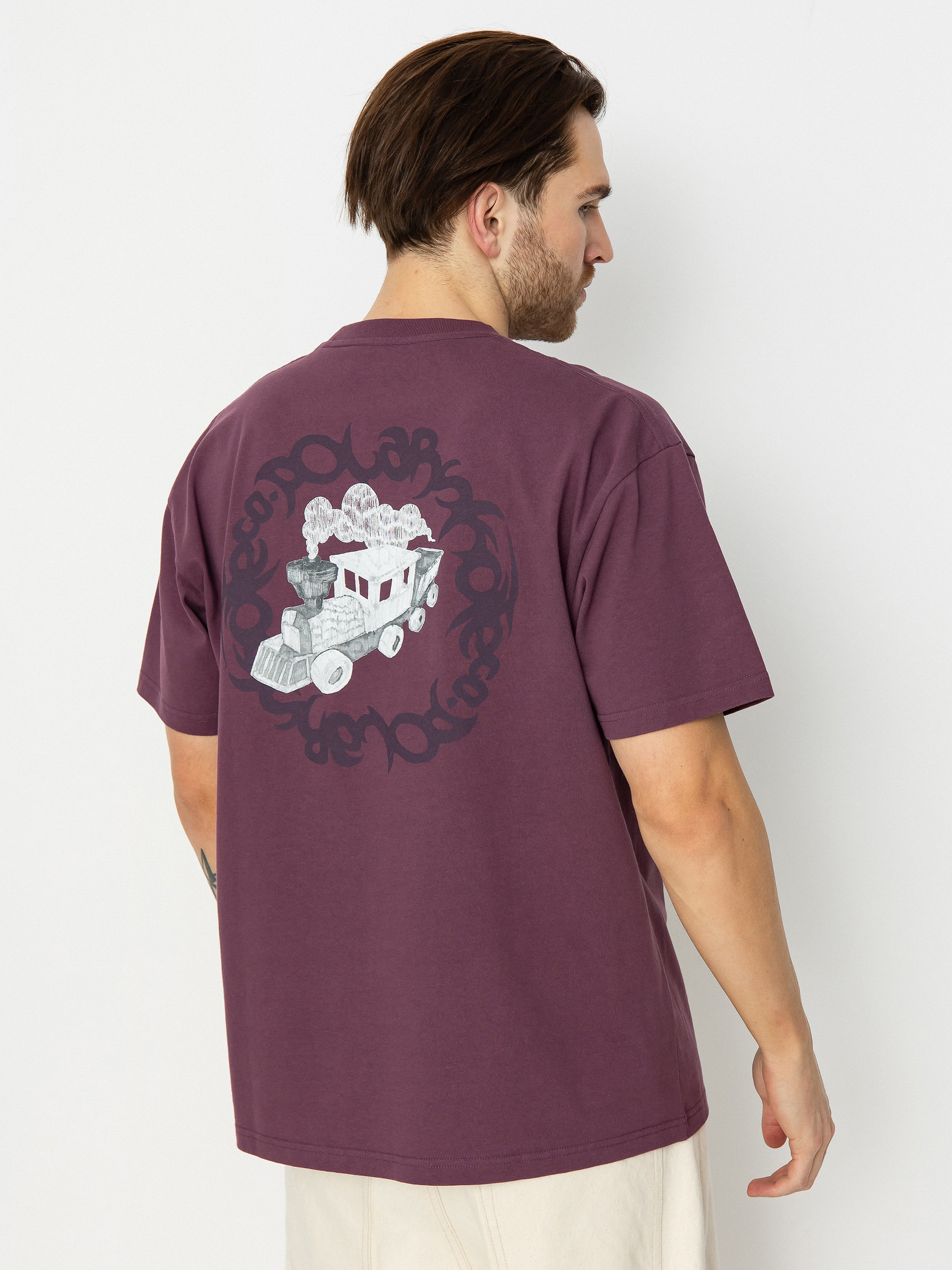 Polar Skate Hijack T-Shirt (plum)