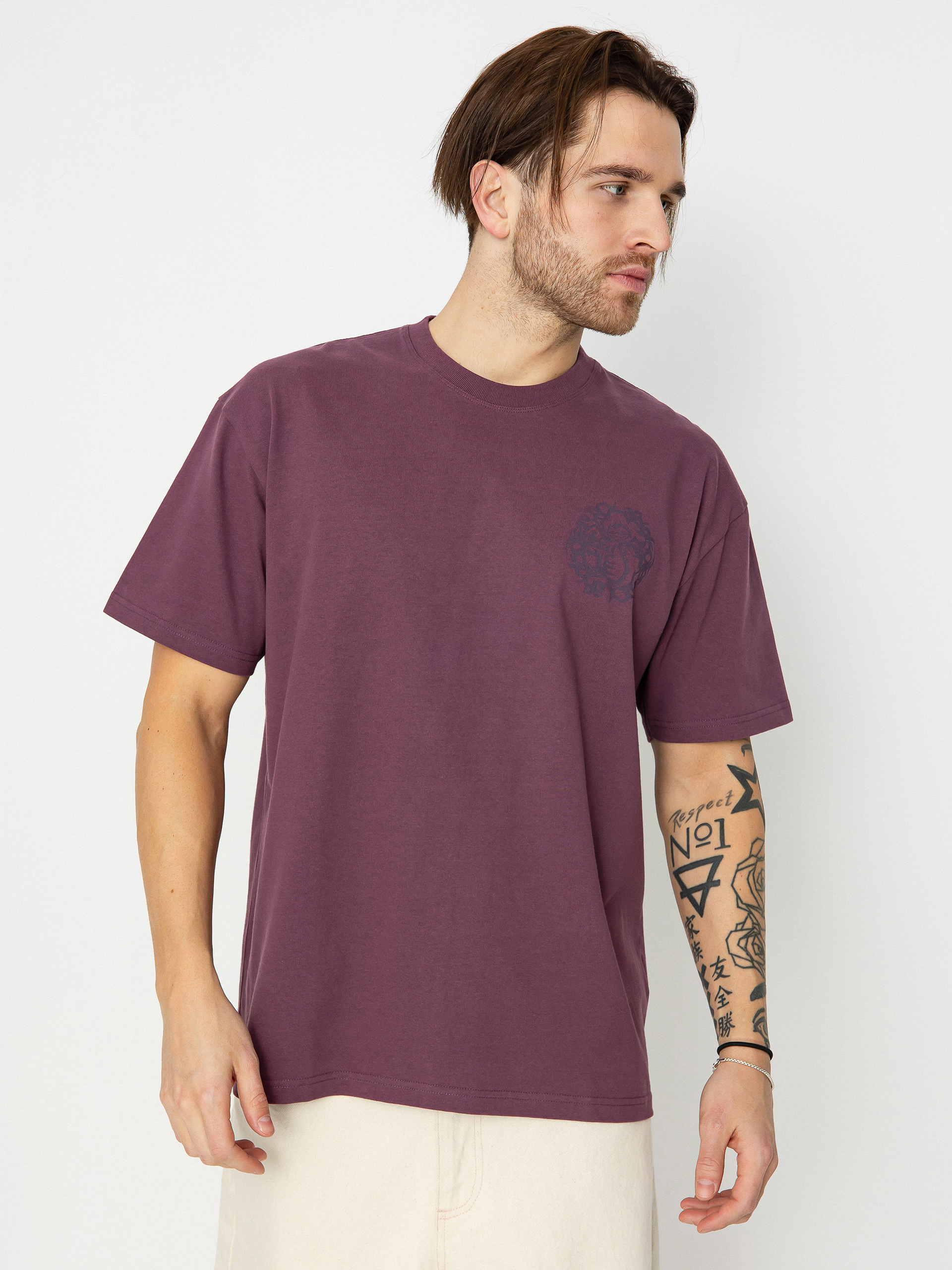 Polar Skate Hijack T-shirt (plum)