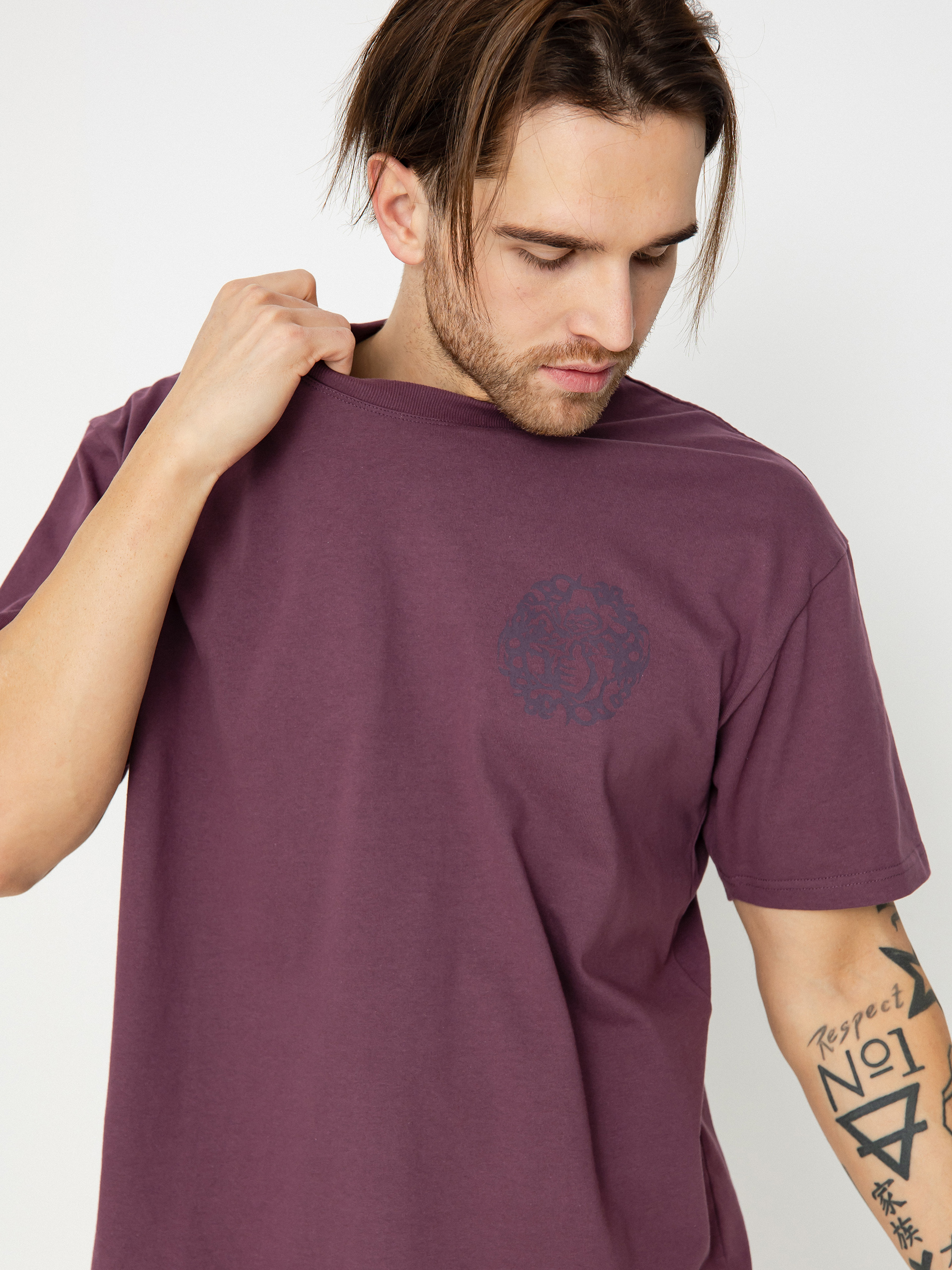 Polar Skate Hijack T-shirt (plum)