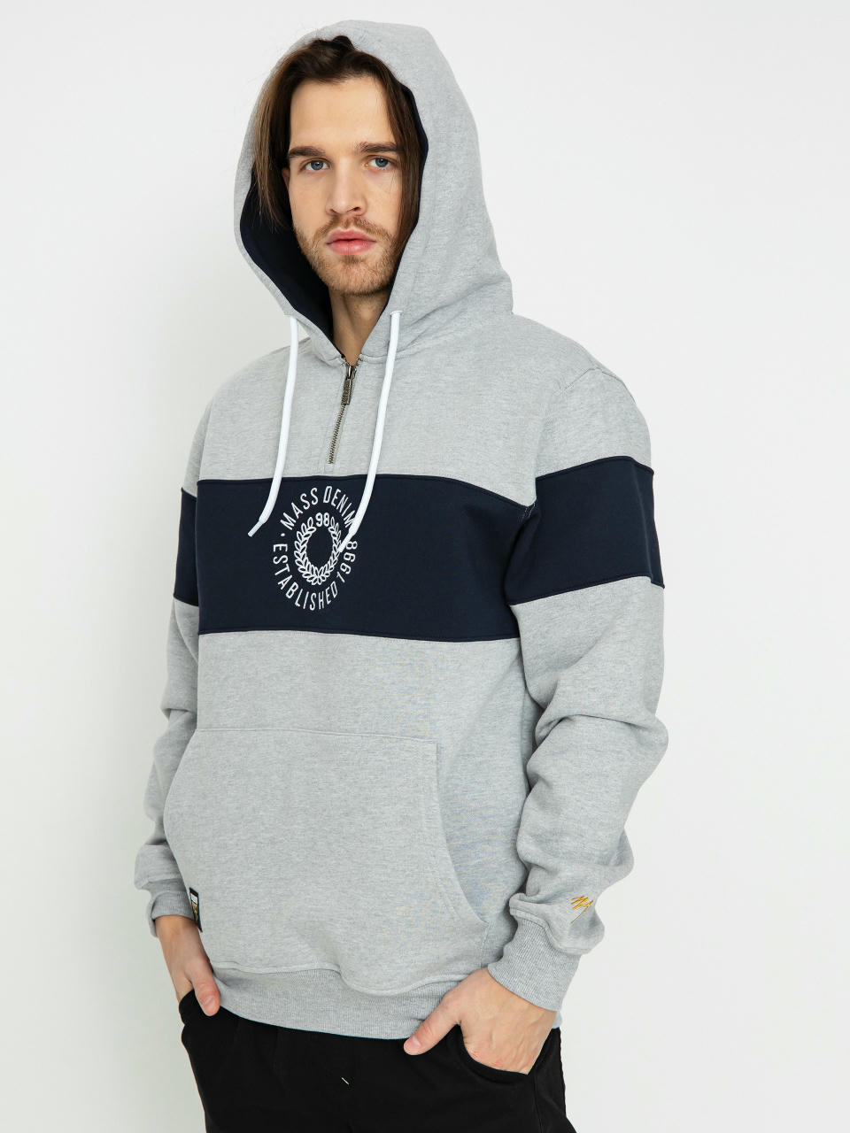 MassDnm Elementary HD Hoodie (lt heather grey)