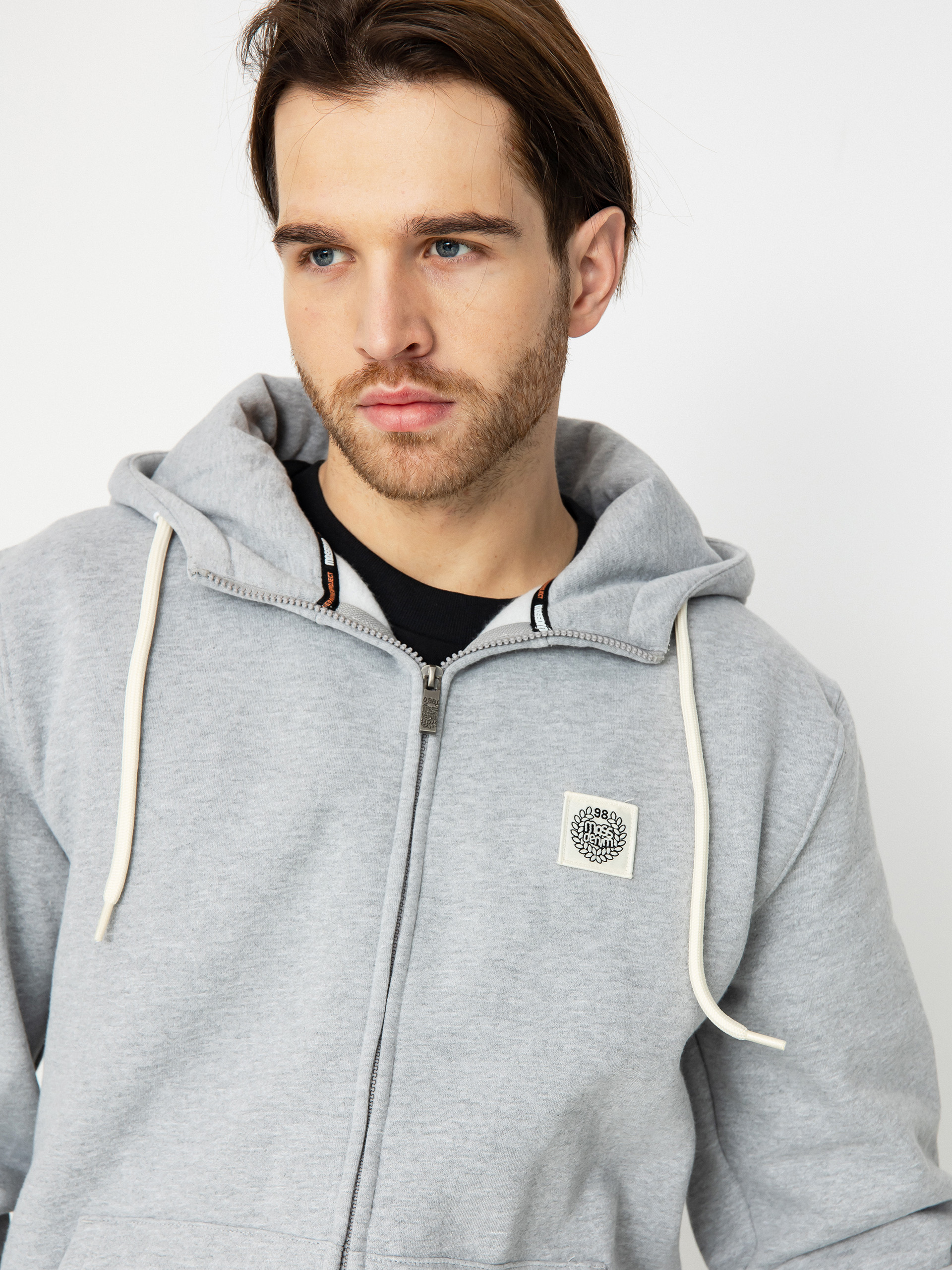 MassDnm Patch ZHD Hoodie (lt heather grey)
