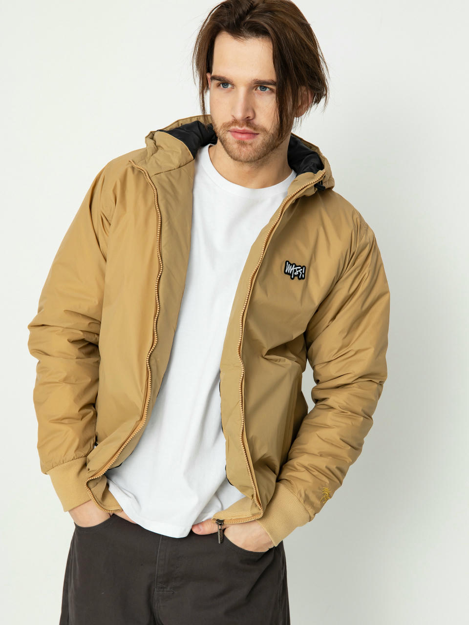 MassDnm Signature Patch Jacke (beige)