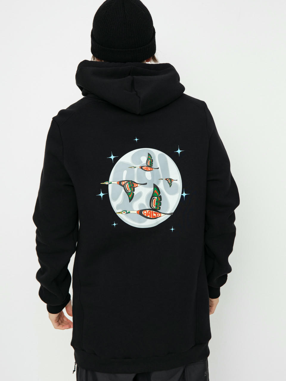 Palto Birds Goose HD Hoodie (black)