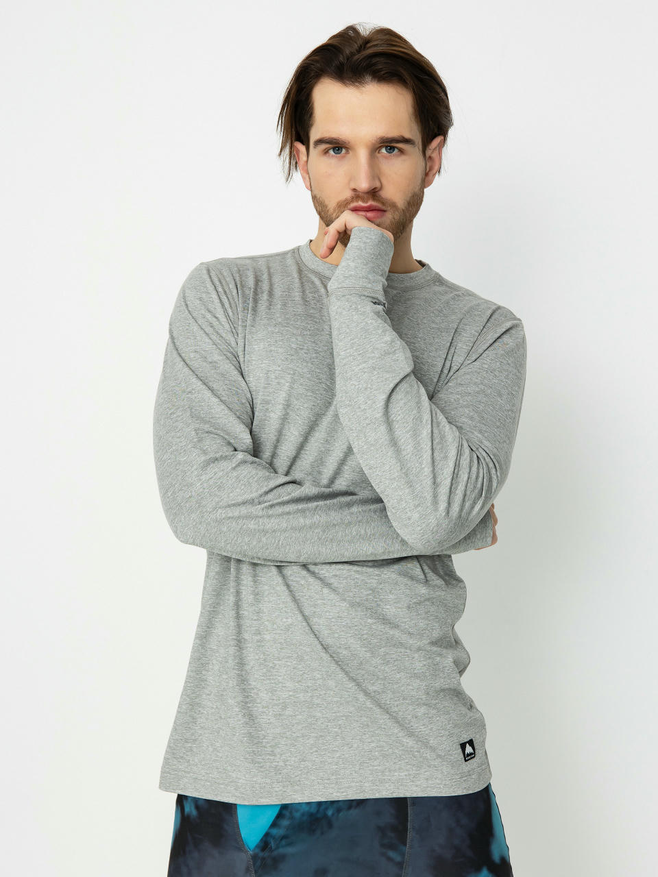 Burton Midweight Base Layer Longsleeve (gray heather)