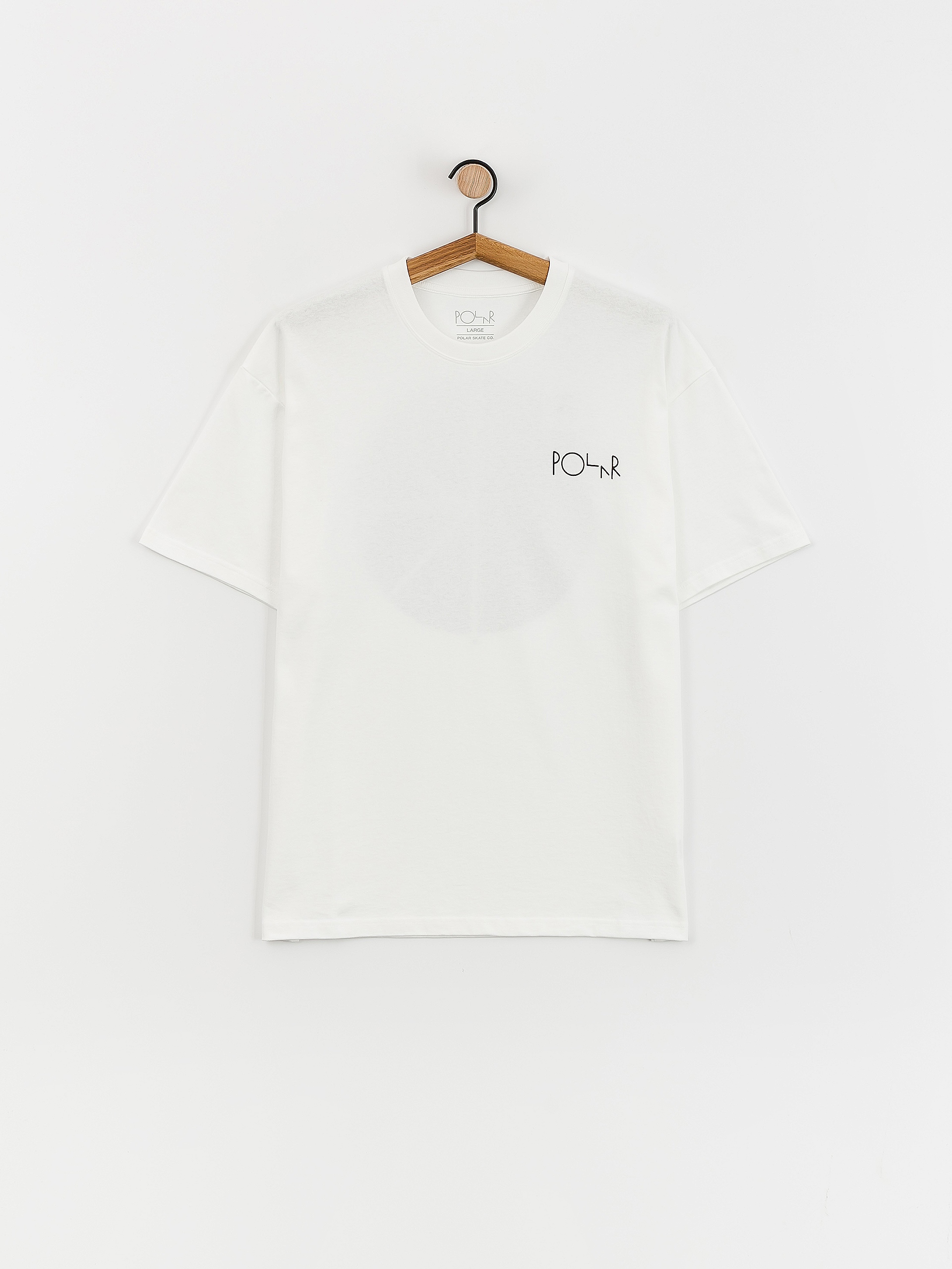 Polar Skate Fill Logo T-Shirt (white)