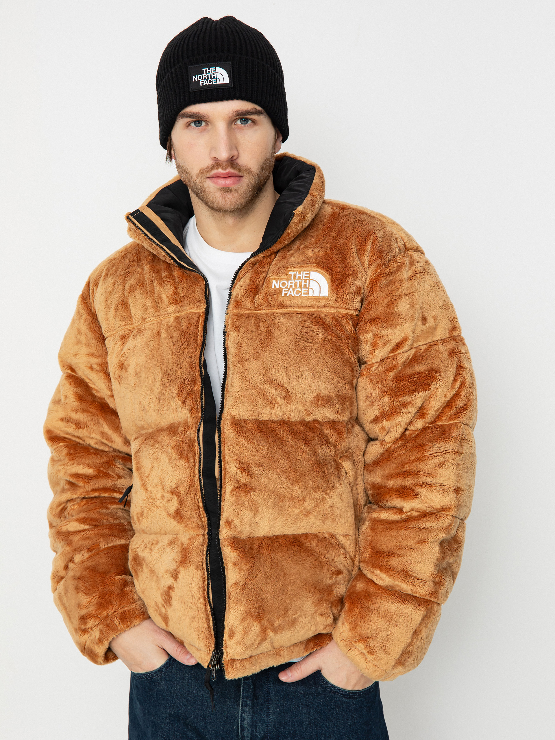 The North Face Versa Velour Nuptse Jacket (almond butter)