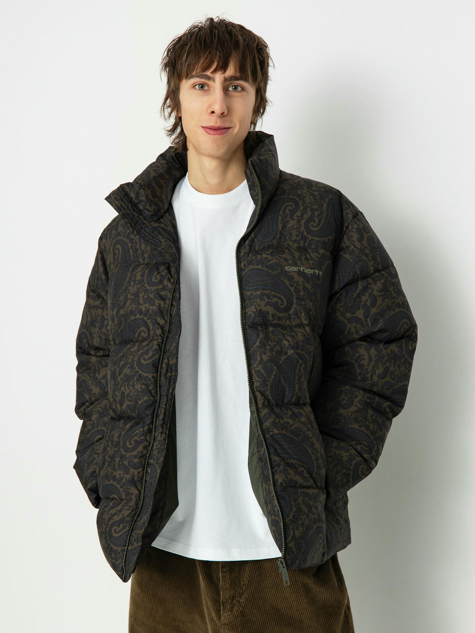 Carhartt WIP Springfield Jacke (paisley print plant/black)