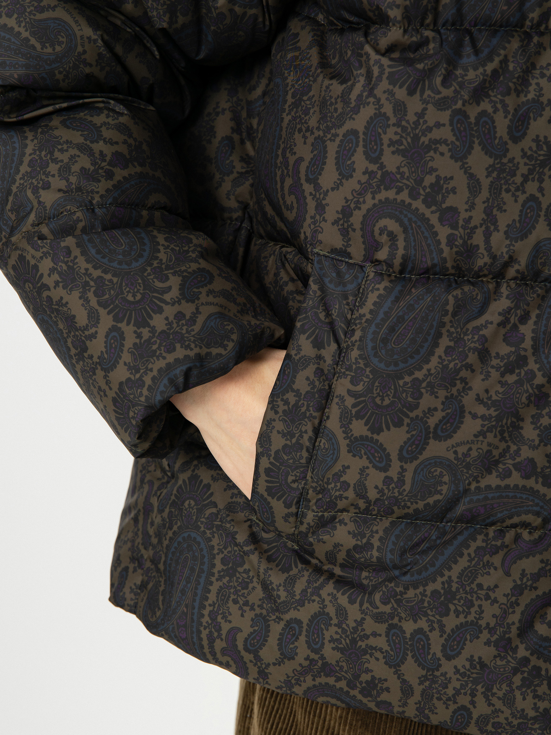 Carhartt WIP Springfield Jacket (paisley print plant/black)