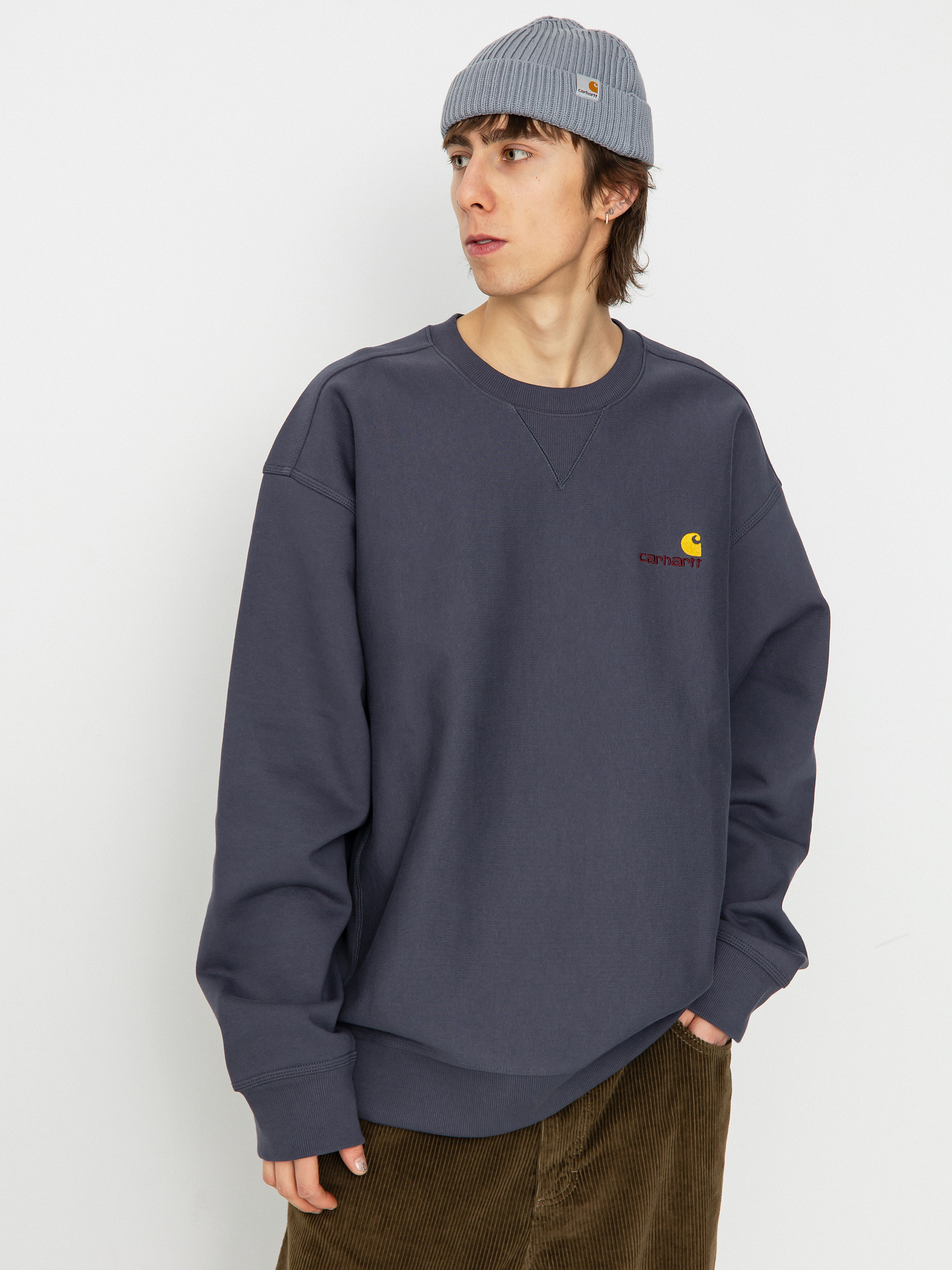 Carhartt WIP American Script Sweatshirt (zeus)