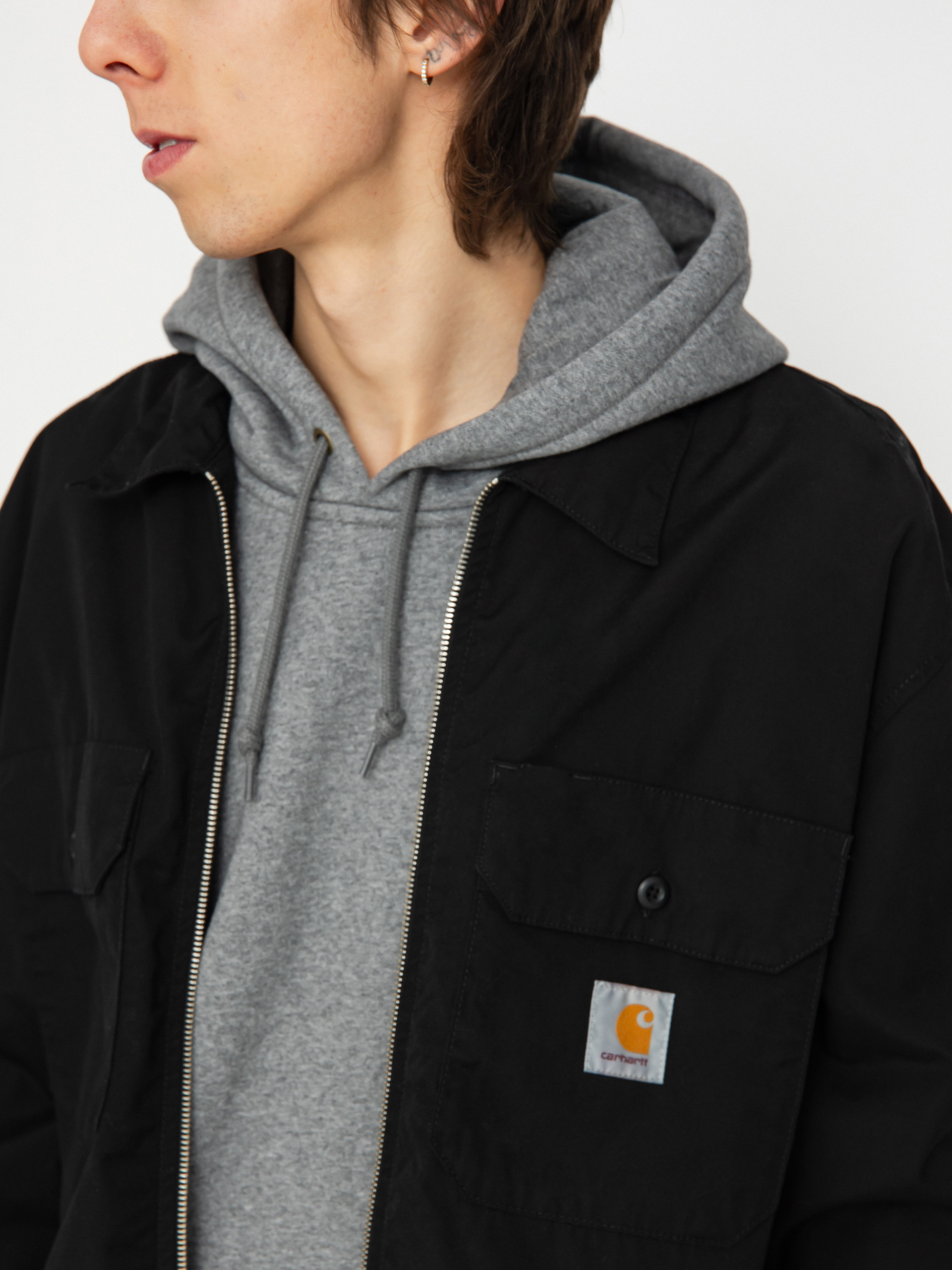 Carhartt WIP Craft Zip Shirt (black)