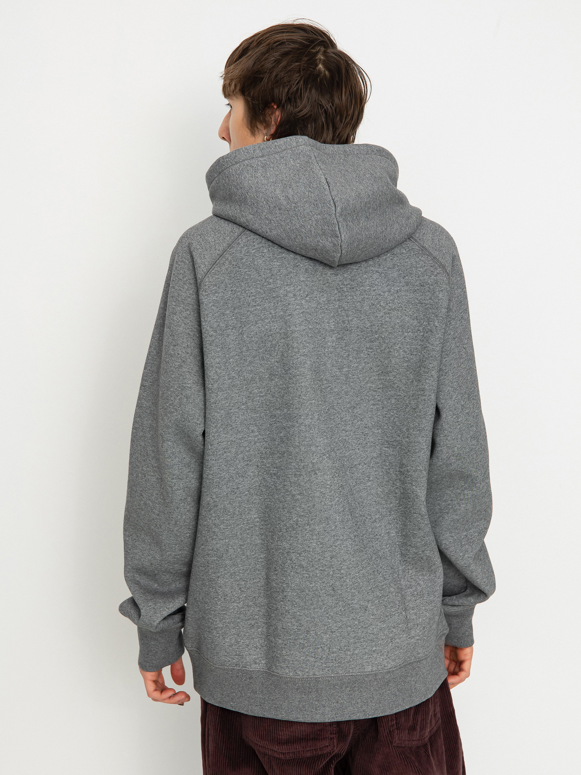 Carhartt WIP Chase HD Hoodie (dark grey heather/gold)