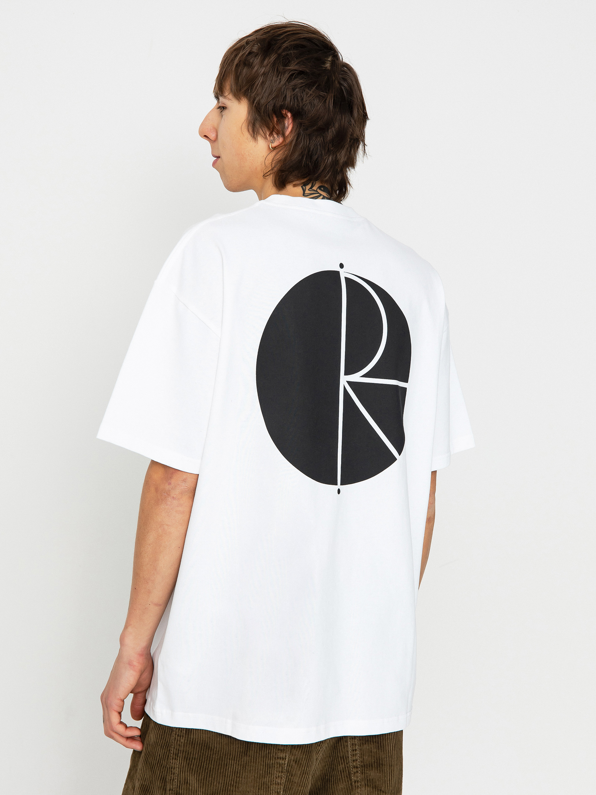Polar Skate Fill Logo T-shirt (white)