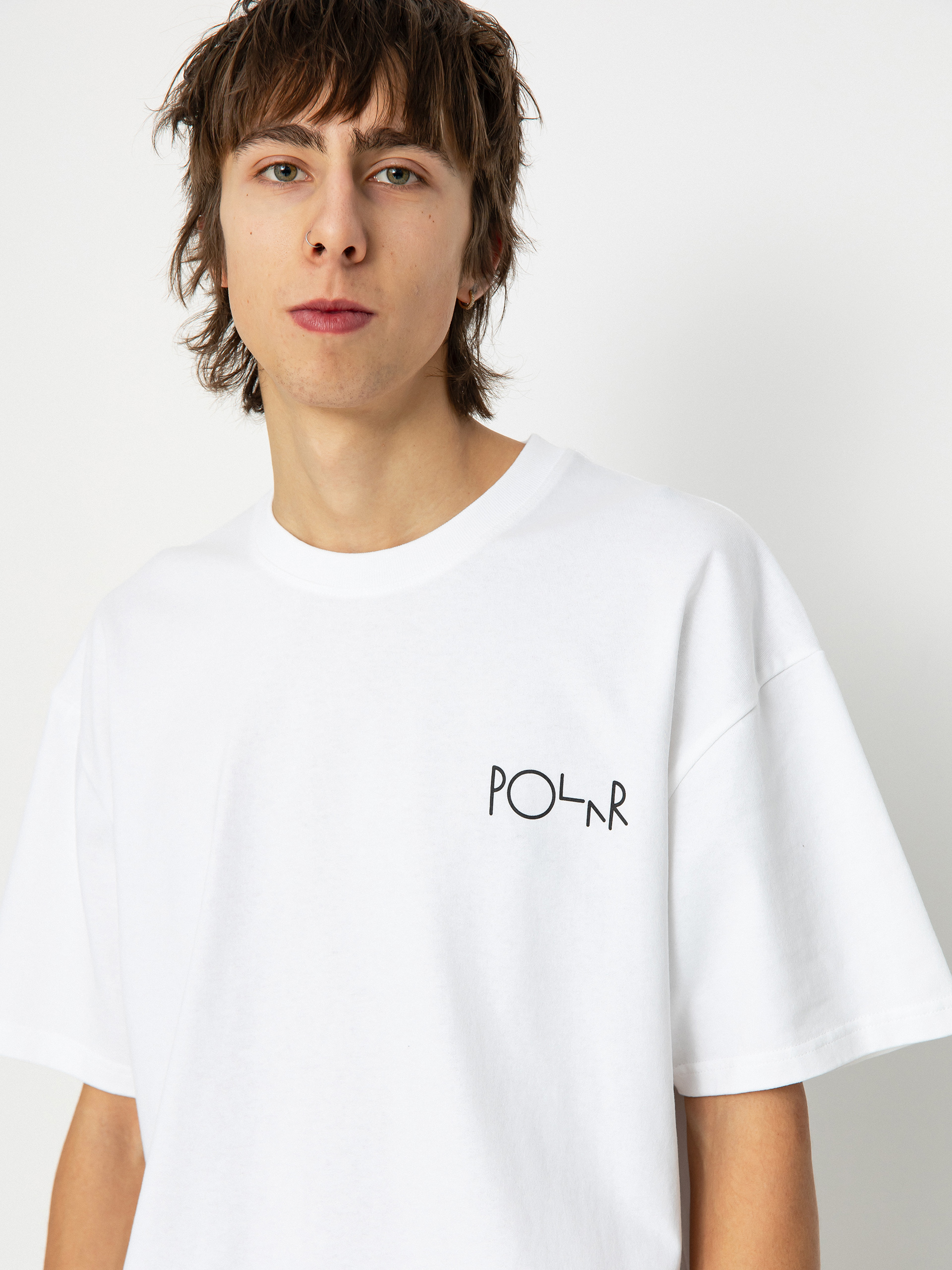 Polar Skate Fill Logo T-Shirt (white)