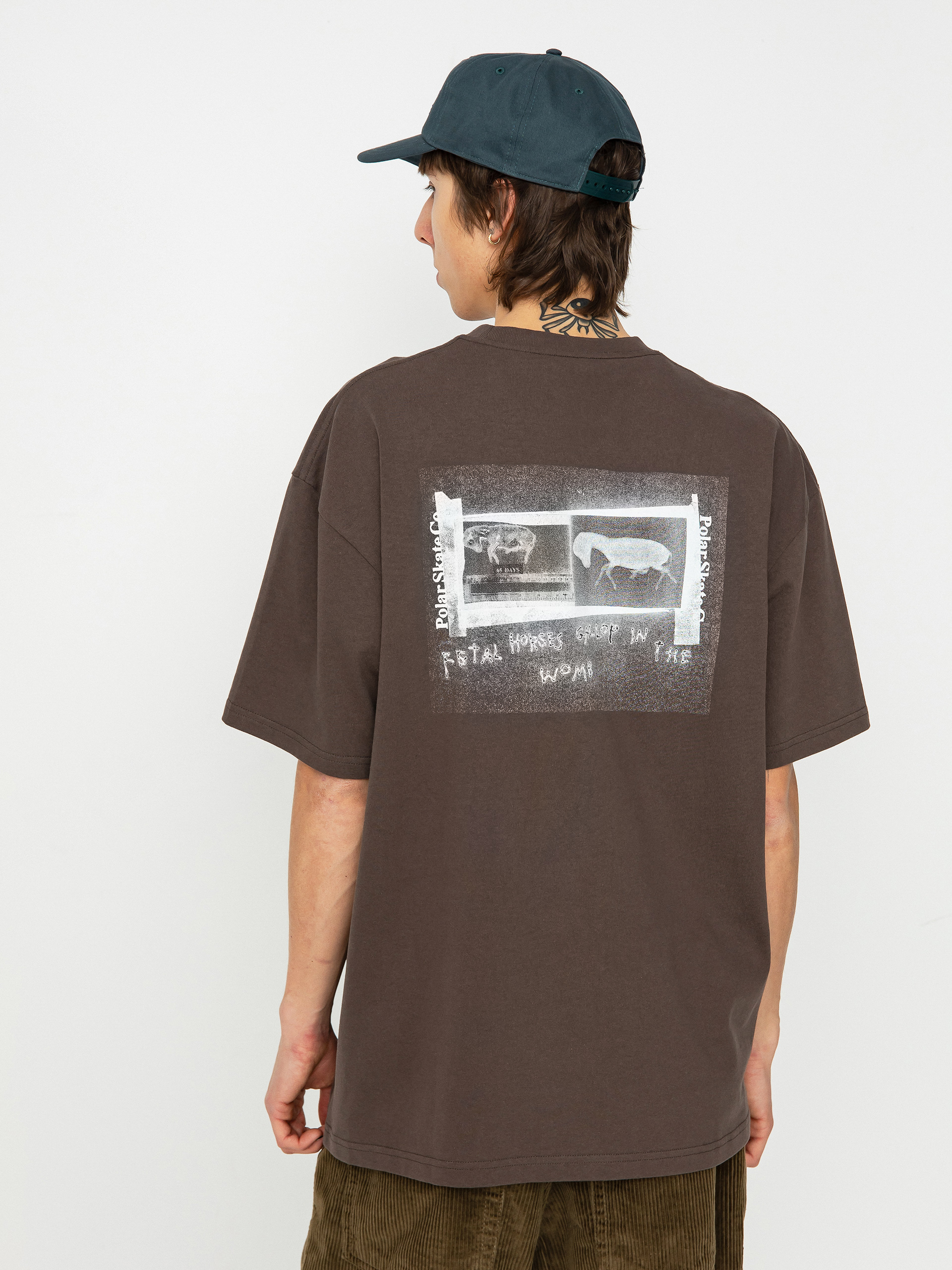 Polar Skate Beautiful Horses T-shirt (chocolate)