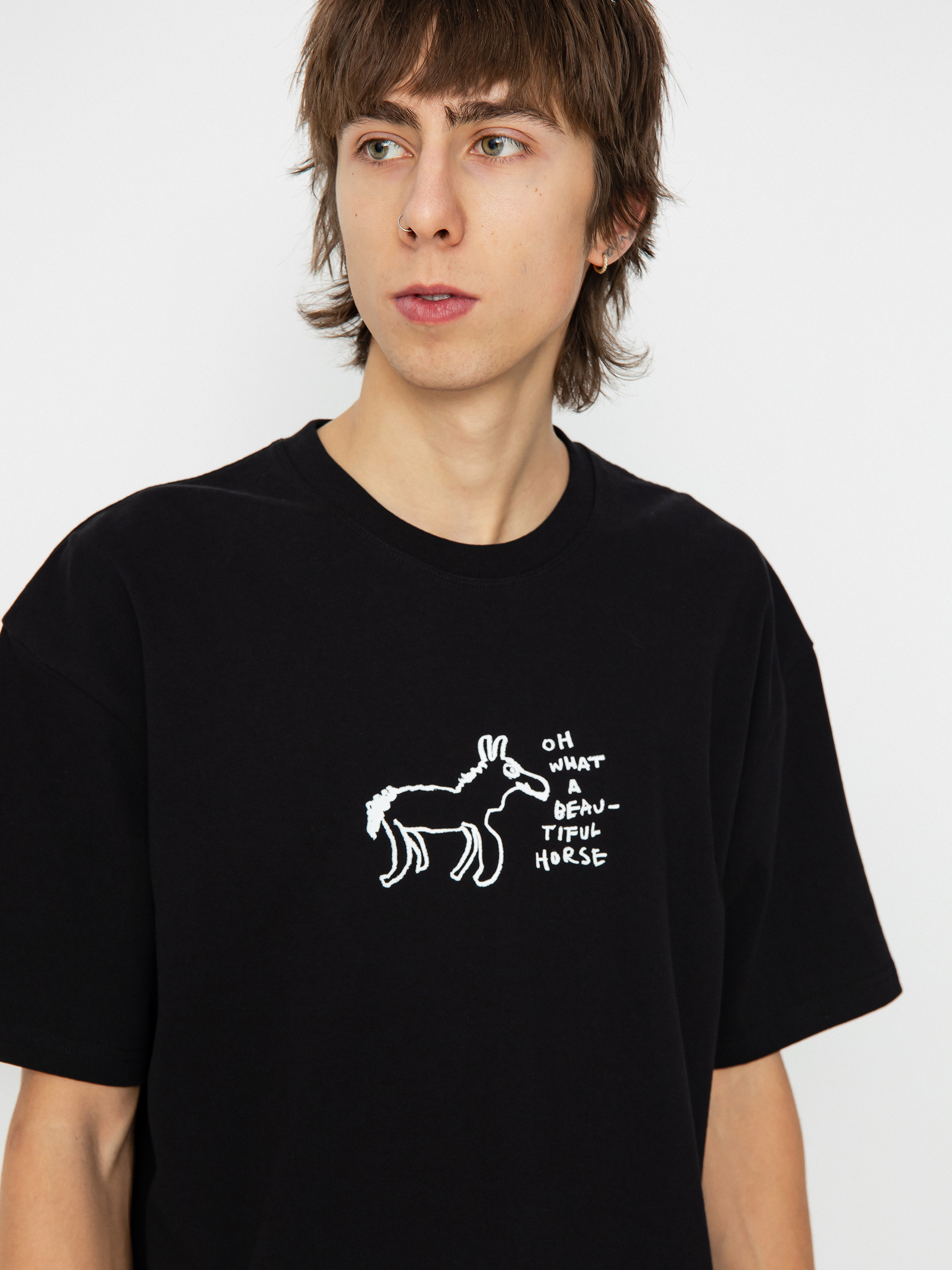 Polar Skate Beautiful Horses T-shirt (black)