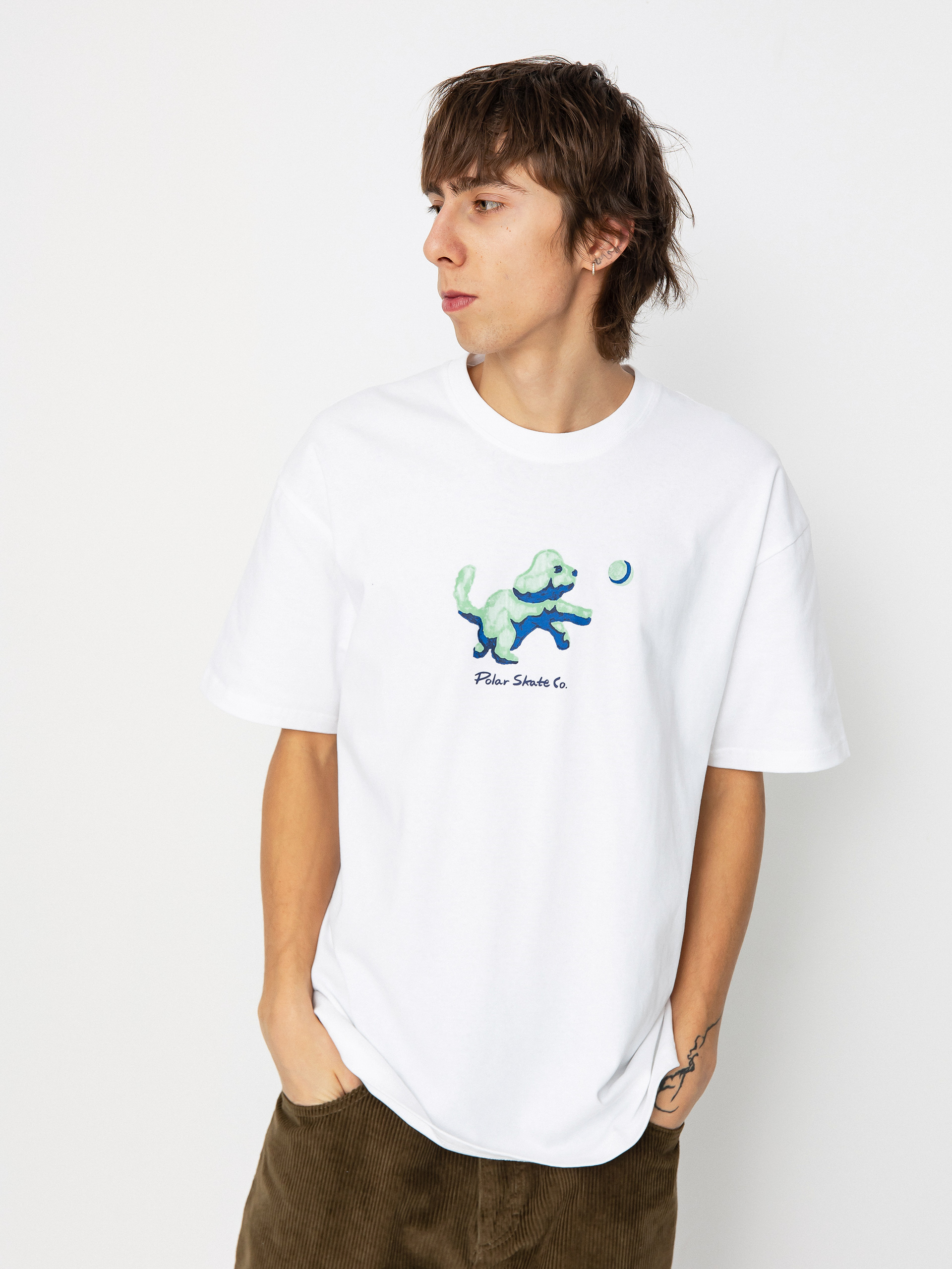 Polar Skate Ball T-shirt (white)