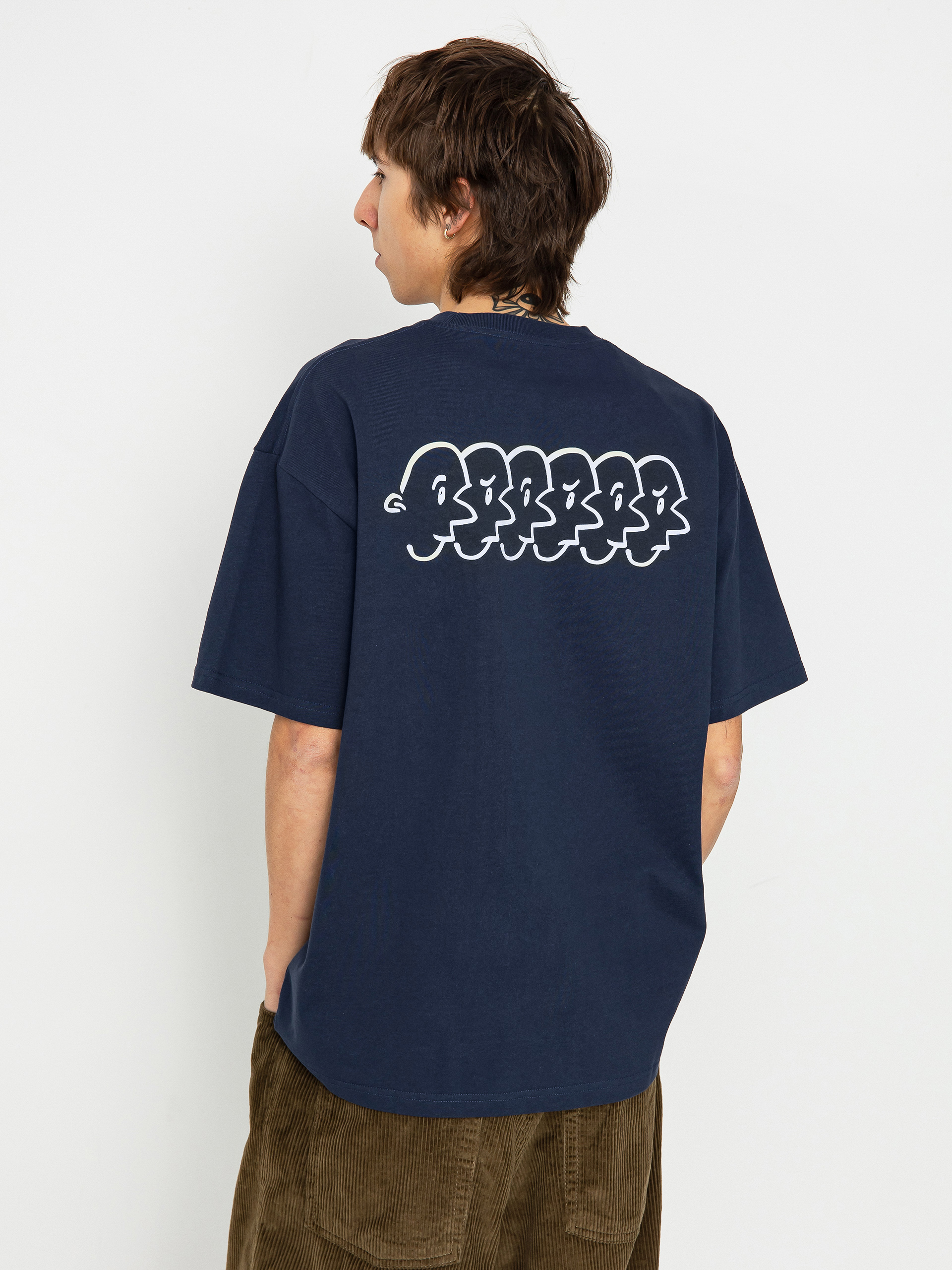 Polar Skate Faces T-shirt (new navy)