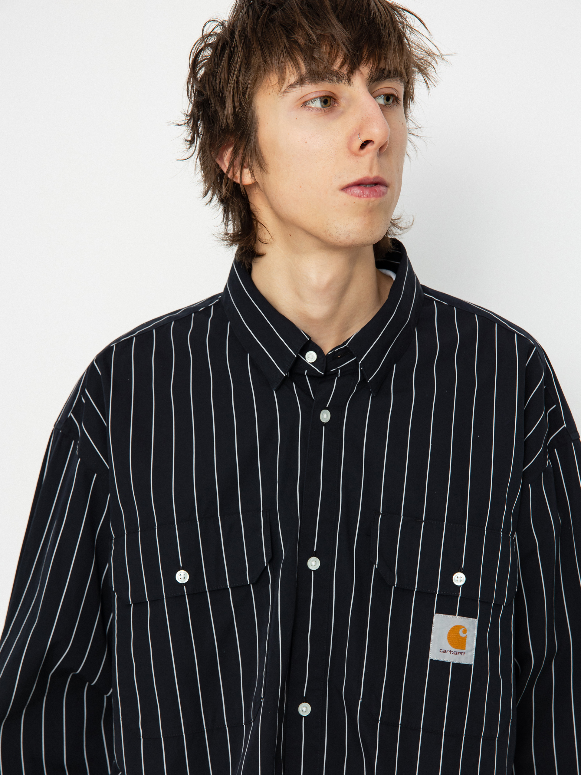 Carhartt hot sale striped shirt