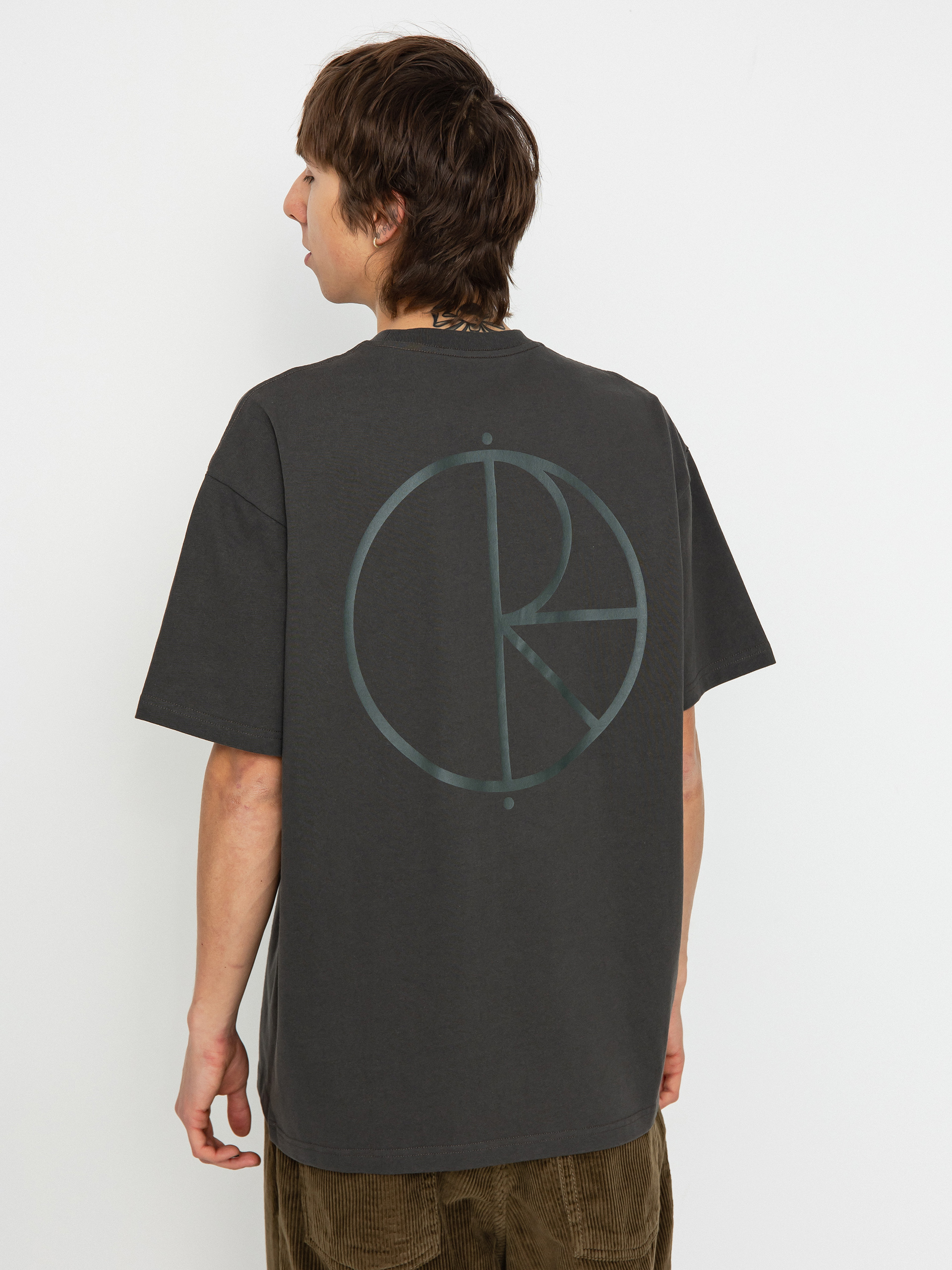 Polar Skate Stroke Logo T-shirt (dirty black)
