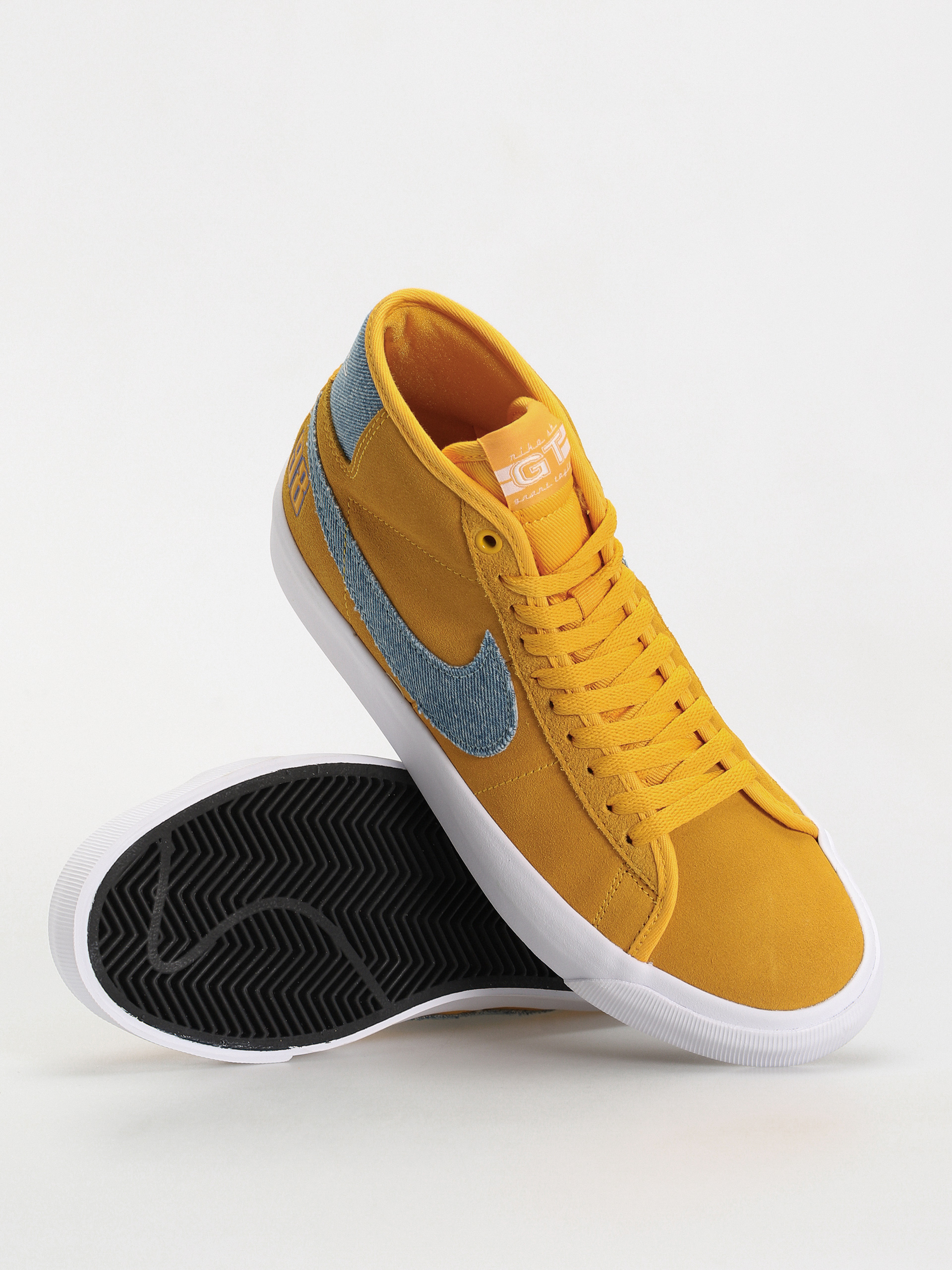 Nike SB Zoom Blazer Mid Pro GT Shoes (university gold/game royal)