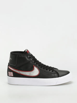 Nike SB Zoom Blazer Mid Pro GT Shoes (black/metallic silver university red)