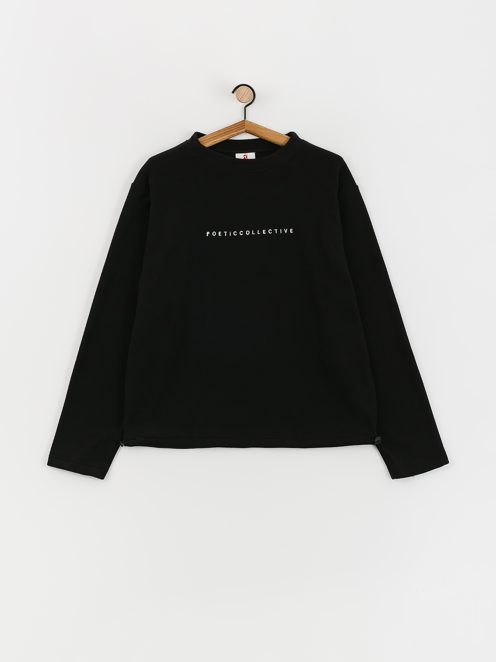 Poetic Collective Fleece Crew Sweatshirt (black)