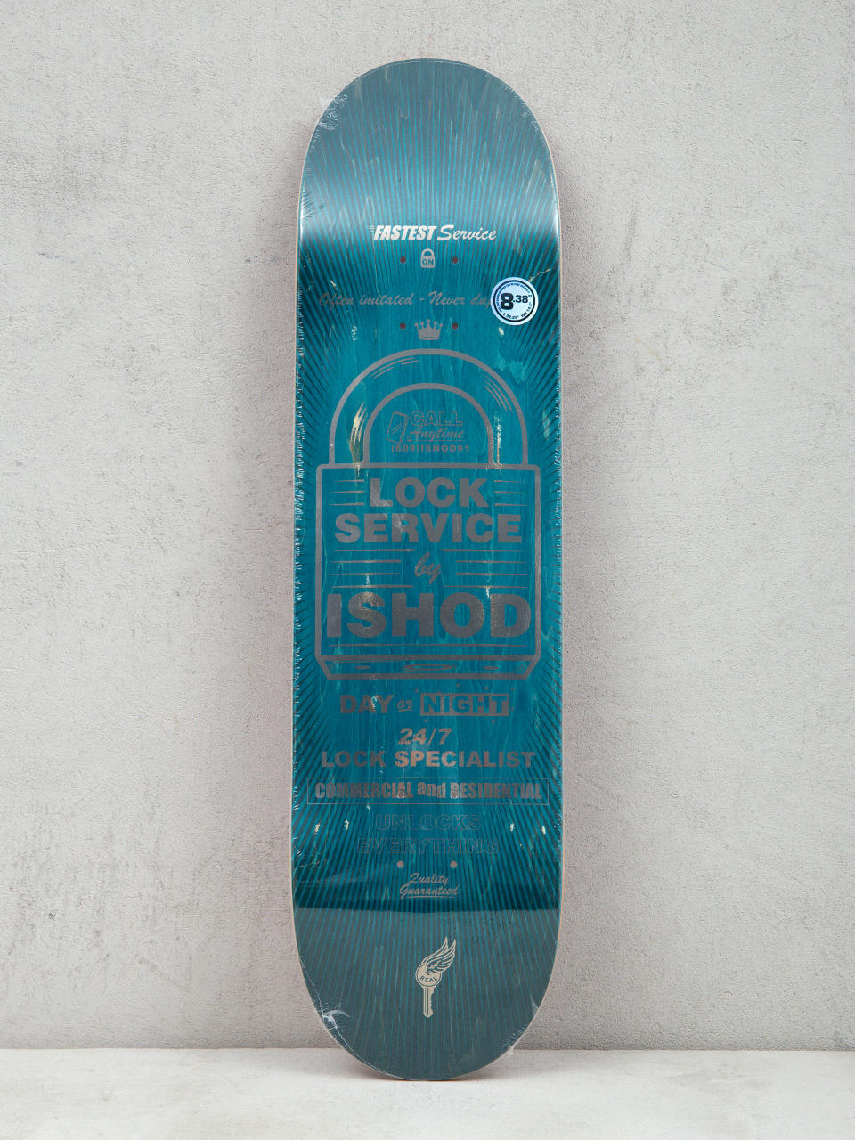 Real Ishod On Lock Deck (teal)