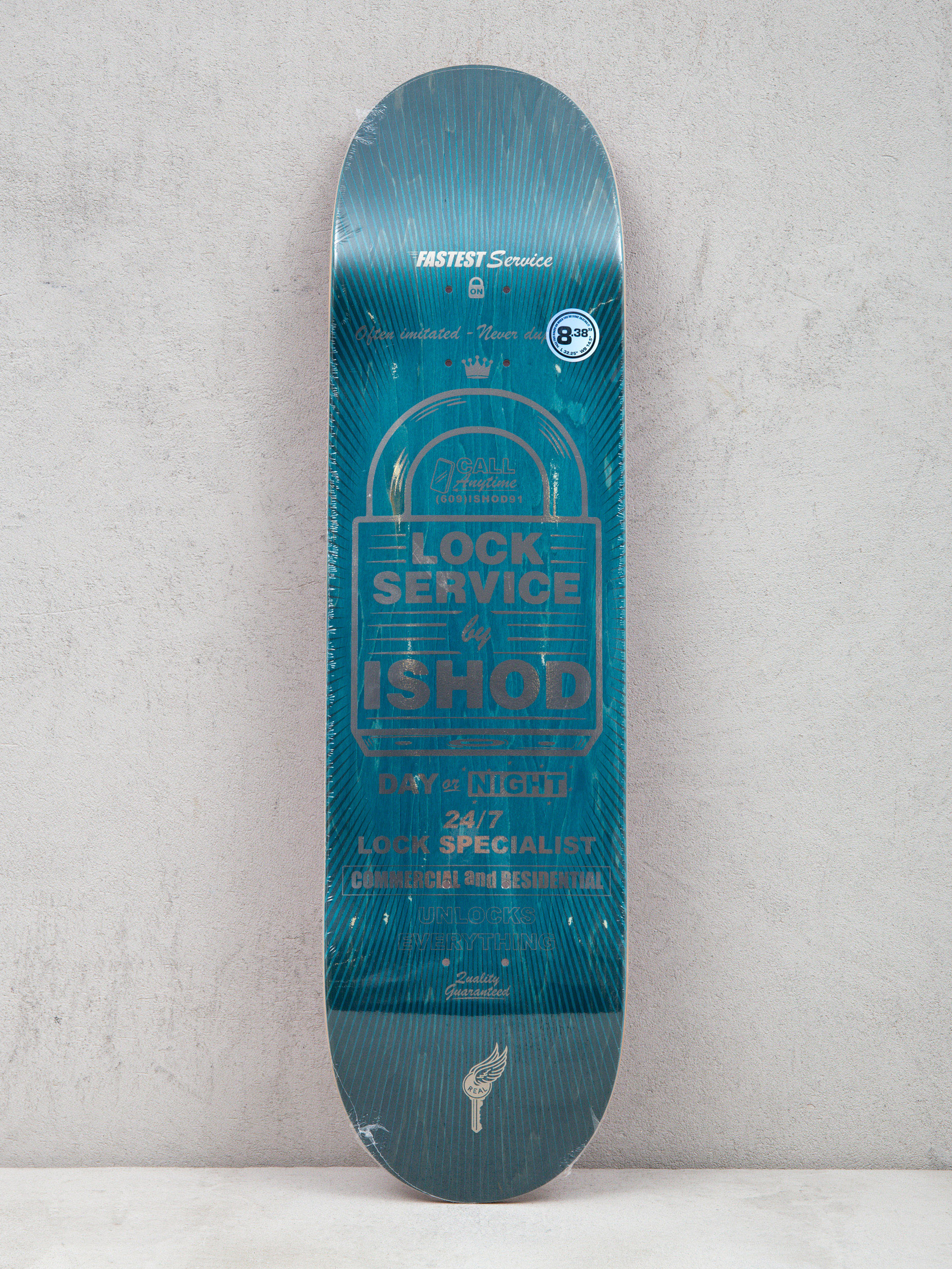 Real Ishod On Lock Deck (teal)