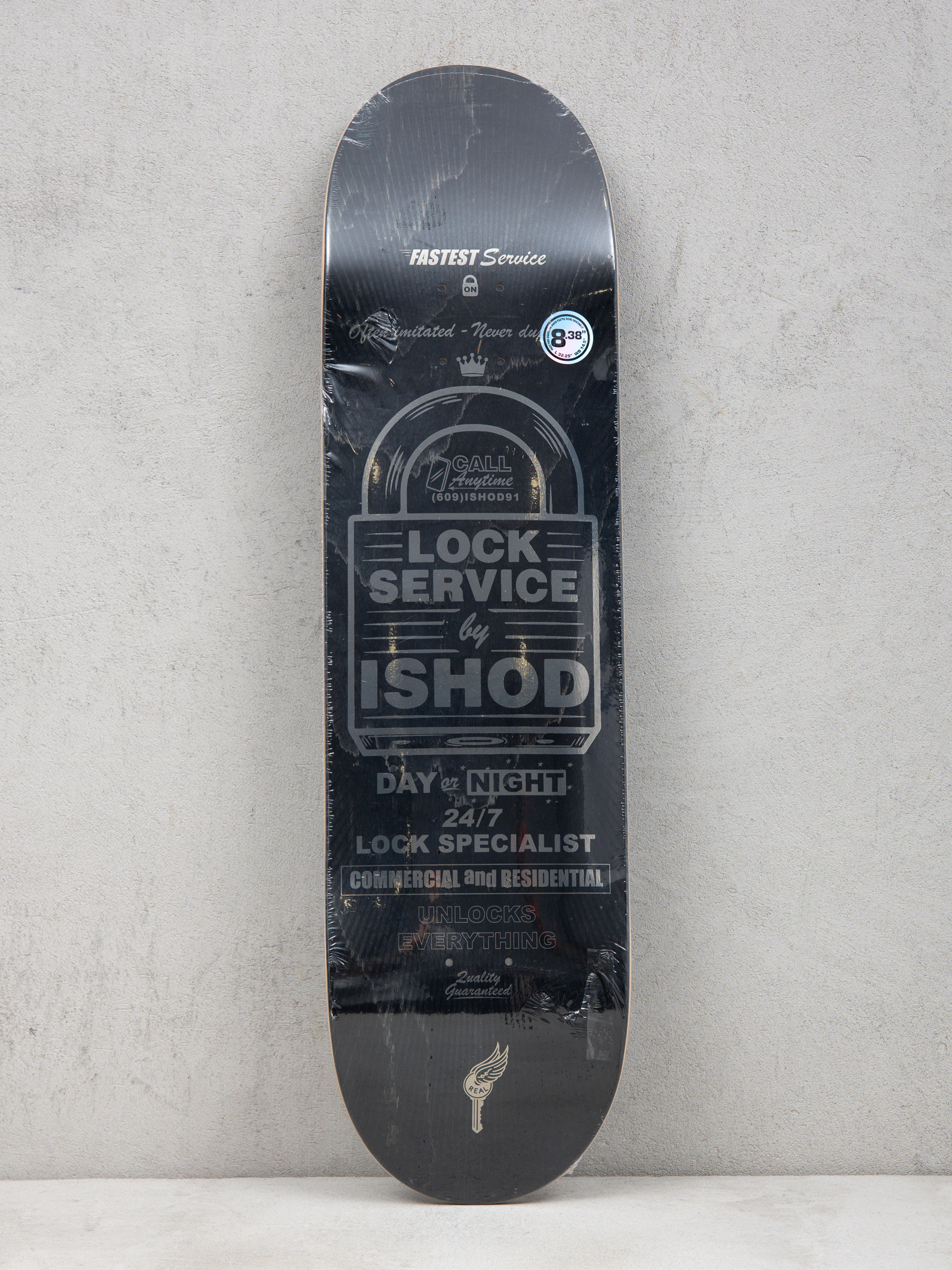 Real Ishod On Lock Deck (black)