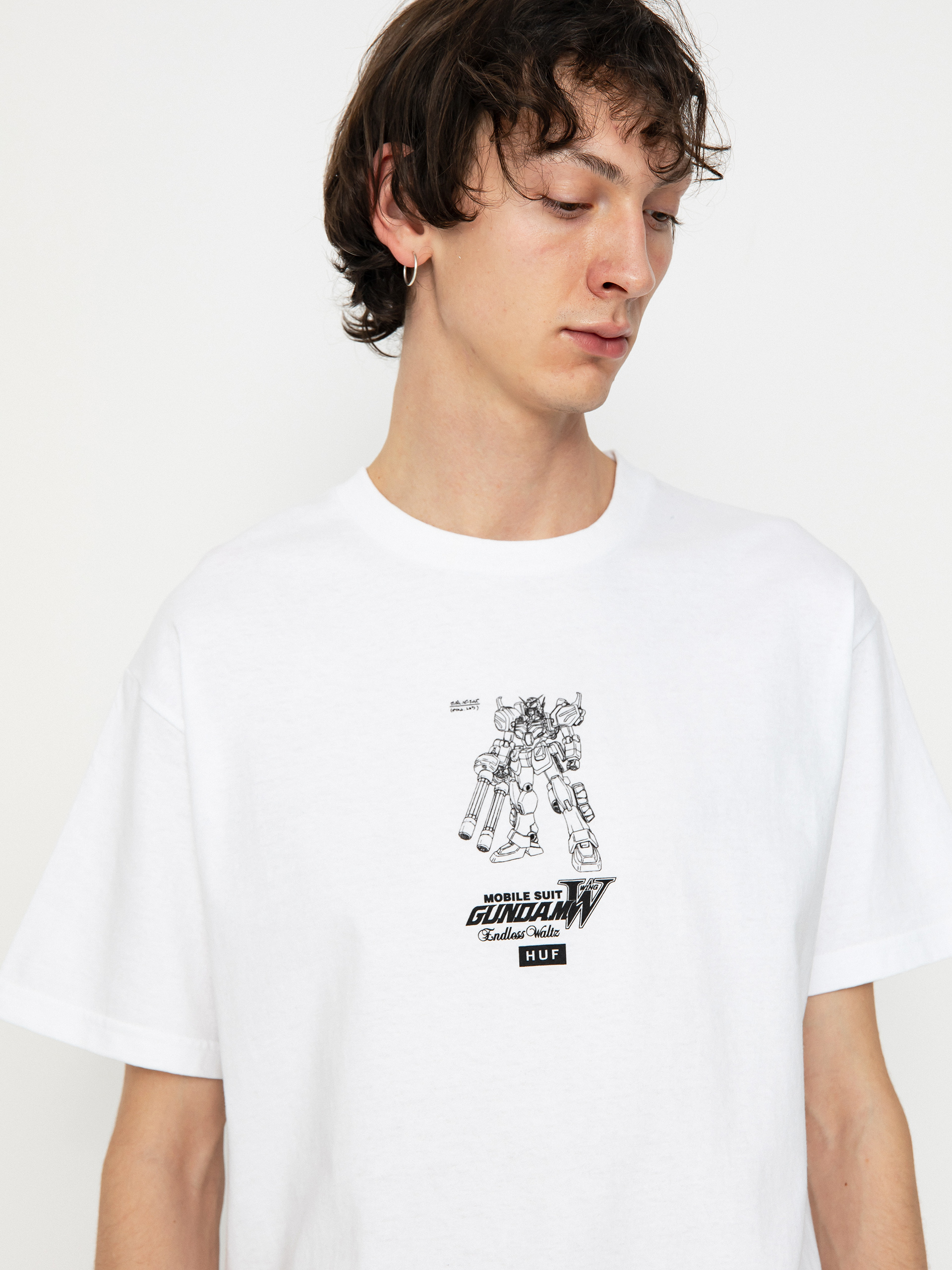 HUF Heavy Arms Schematics T-shirt (white)