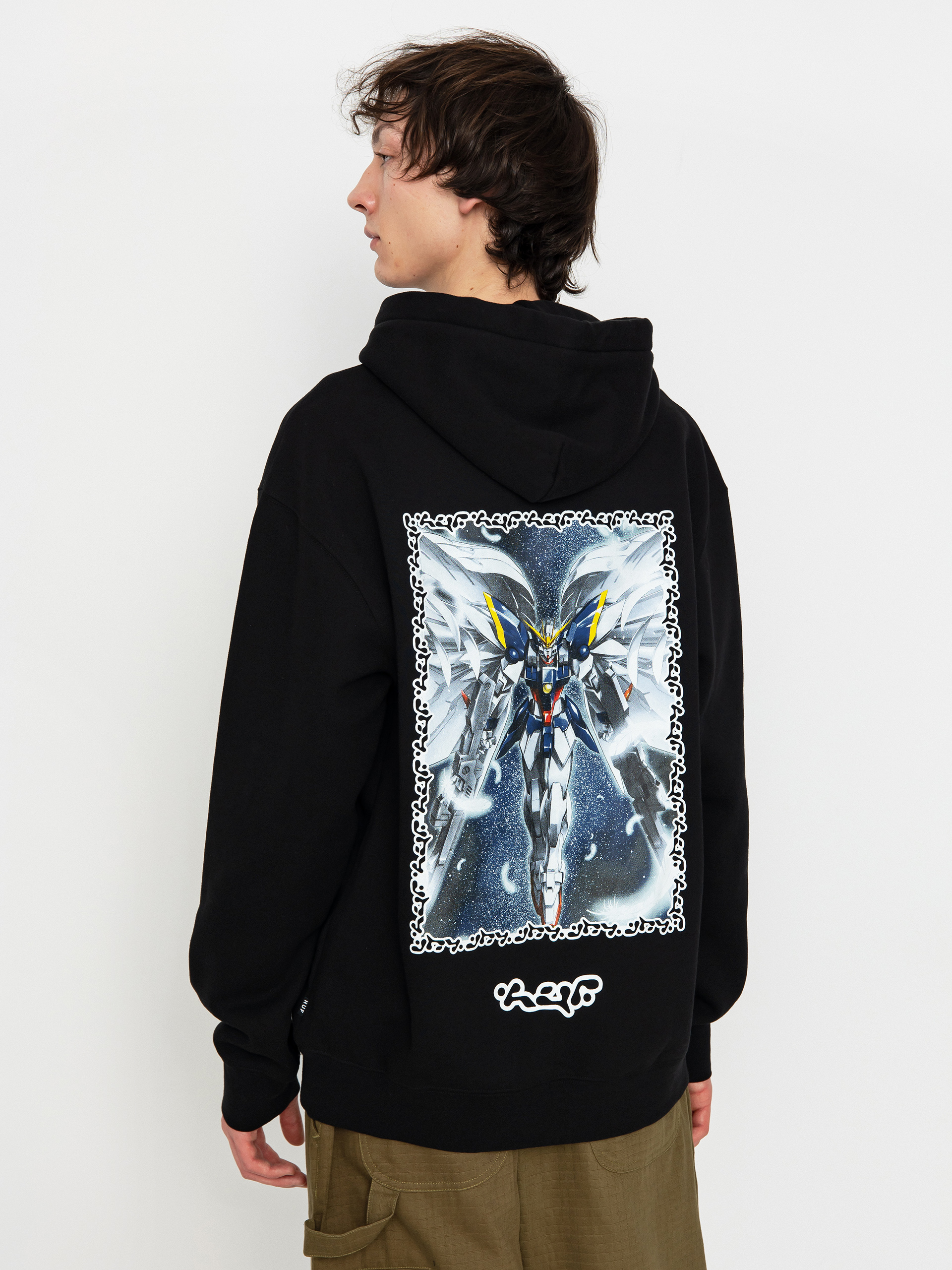 HUF Gundam Wing HD Hoodie (black)