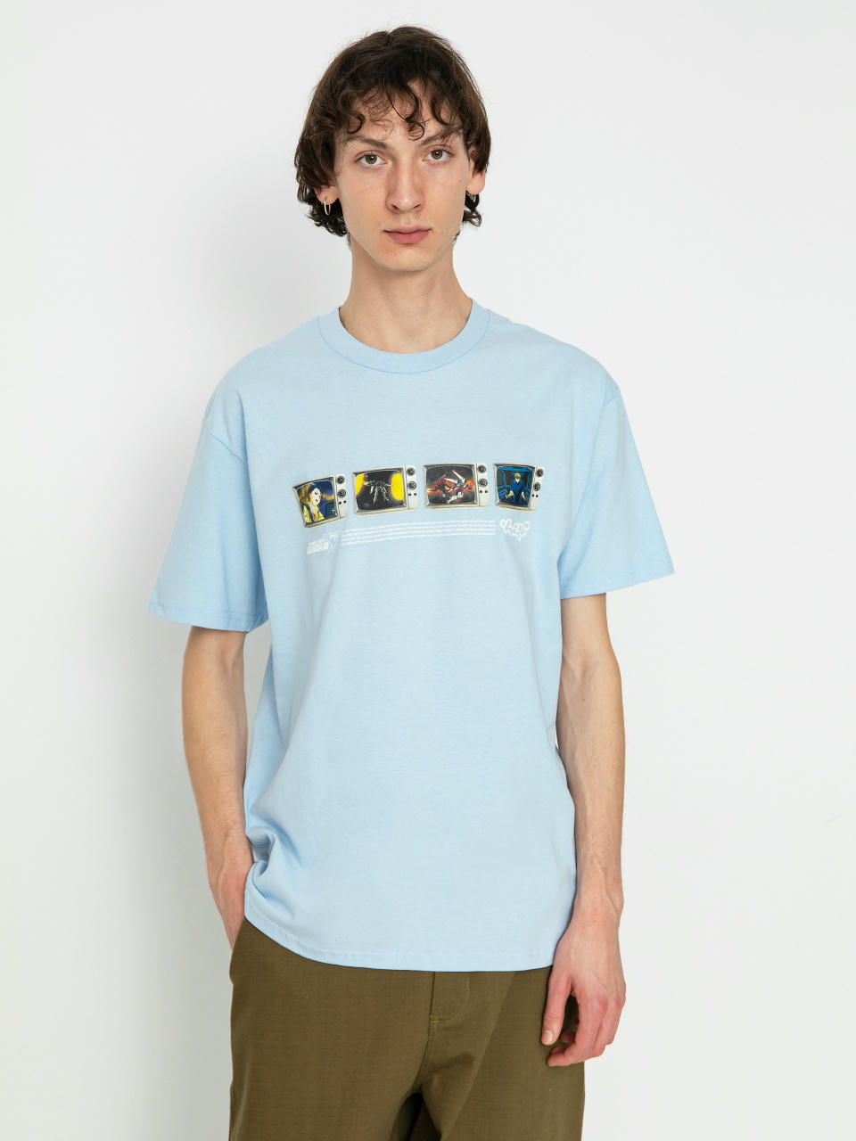 HUF Broadcasting Live T-shirt (light blue)