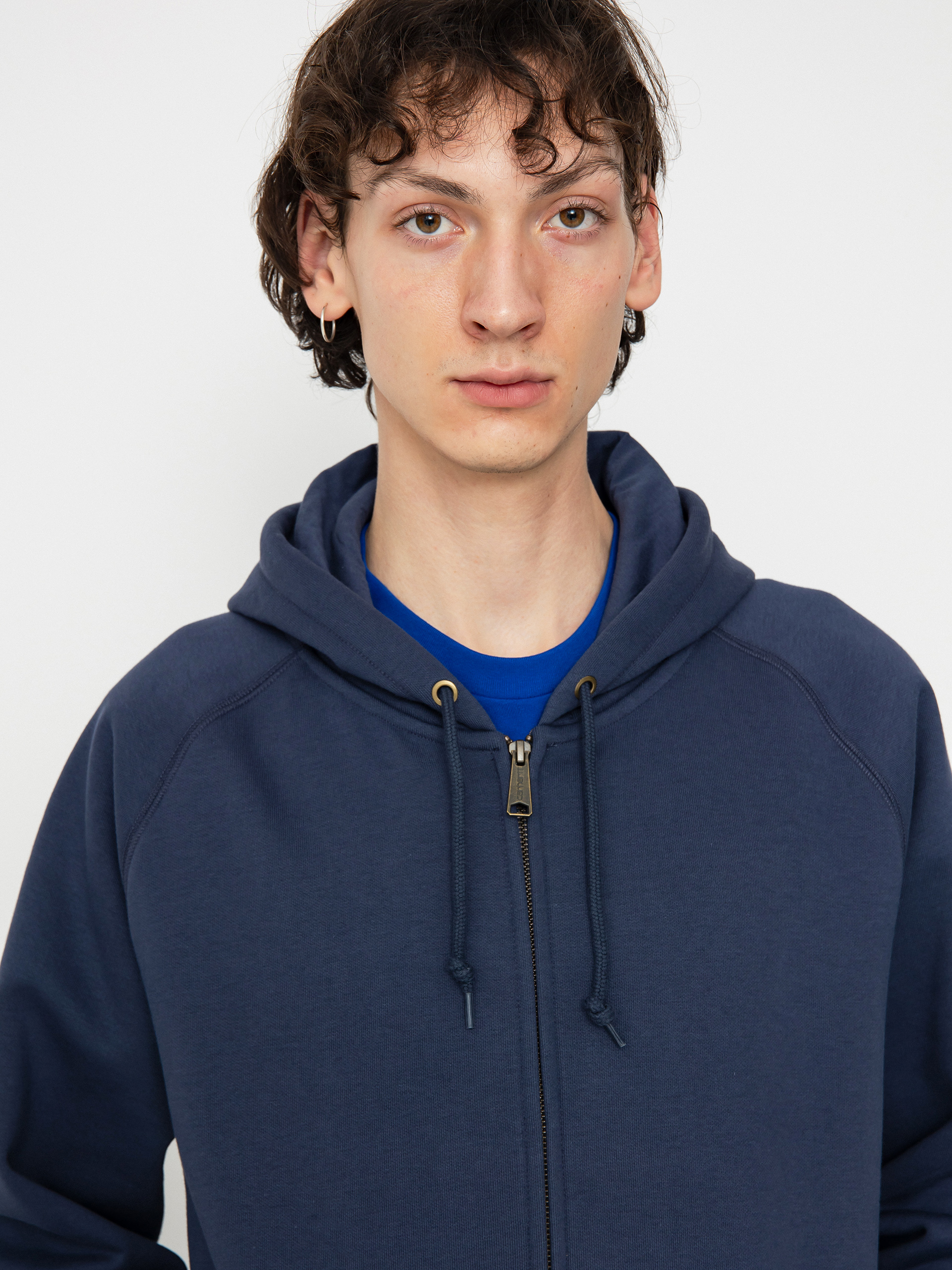 Carhartt WIP Chase ZHD Hoodie - navy blue (blue/gold)