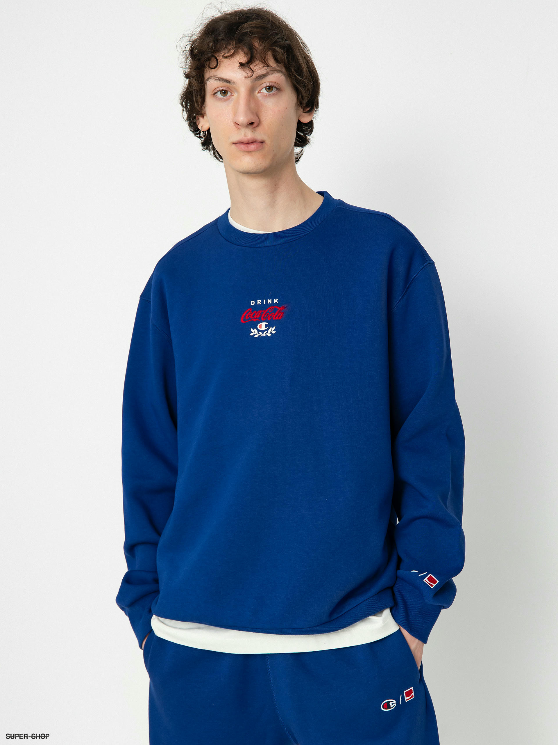 Champion long sleeve cheap crew neck sweatshirt