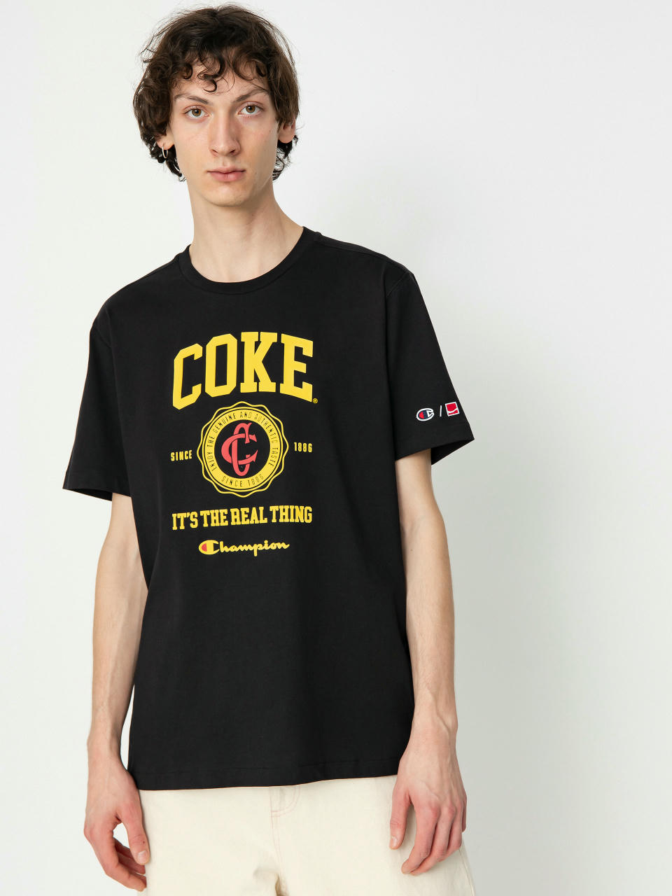 Champion X Coca Cola Crewneck T-Shirt 220183 T-Shirt (nbk)