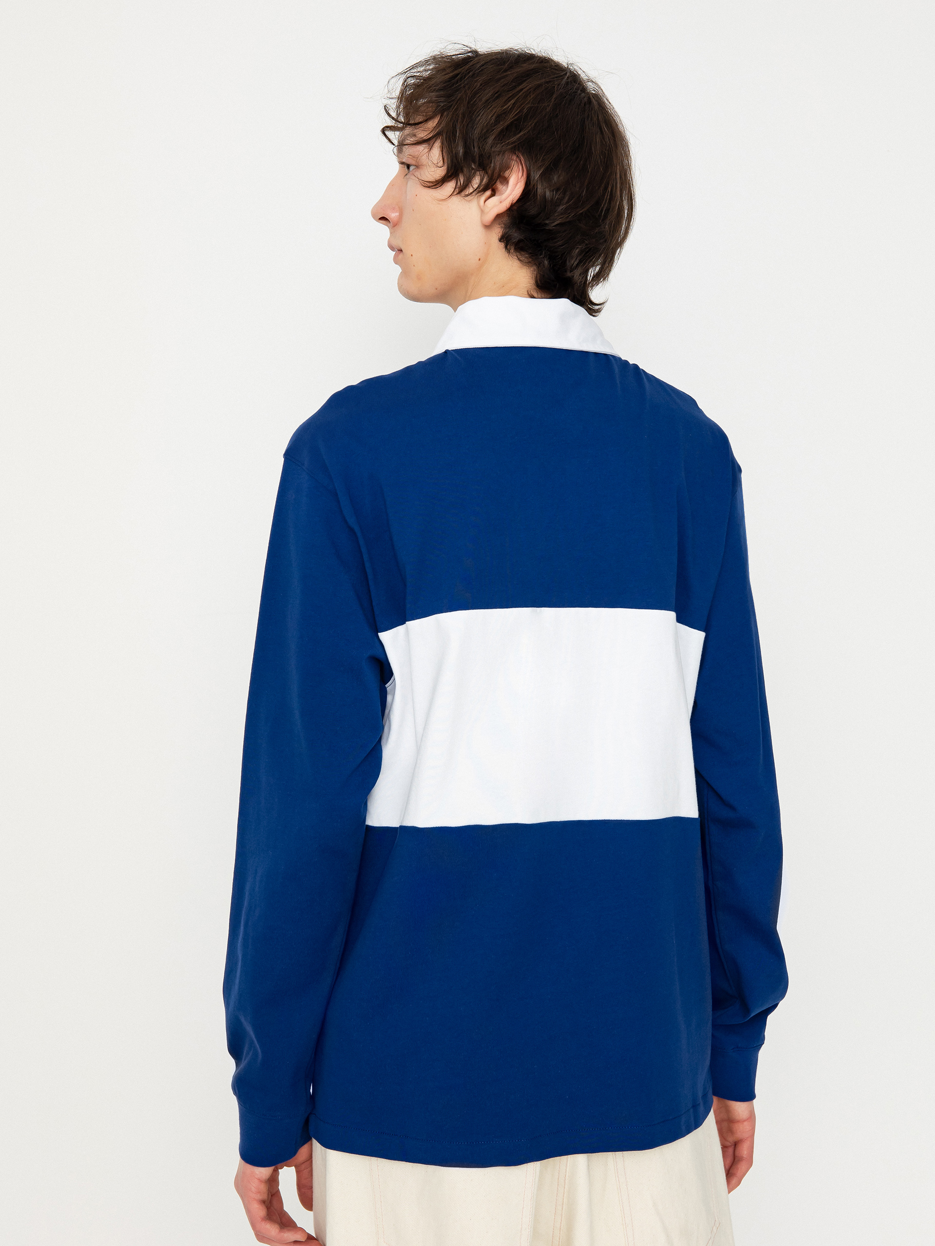 Champion X Coca Cola Striped 220185 Polo t-shirt - blue (bwb/wht)