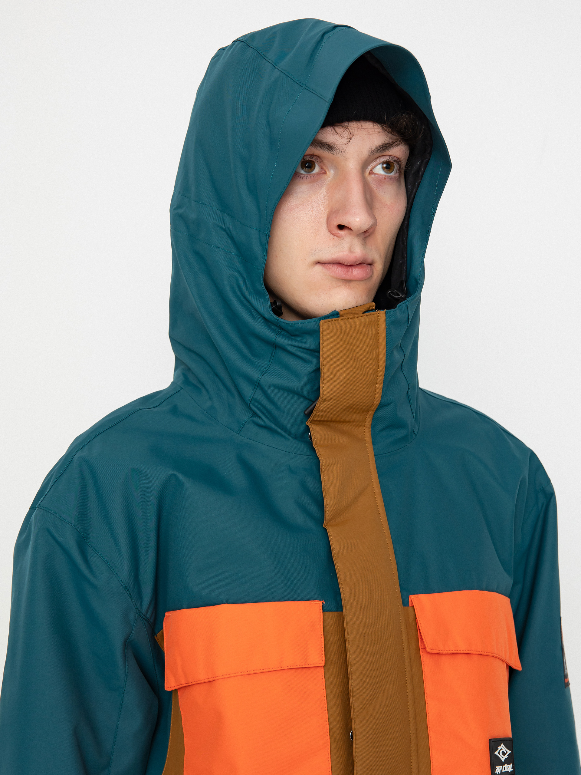 Herren Rip Curl Pinnacle Snowboardjacke (blue green)