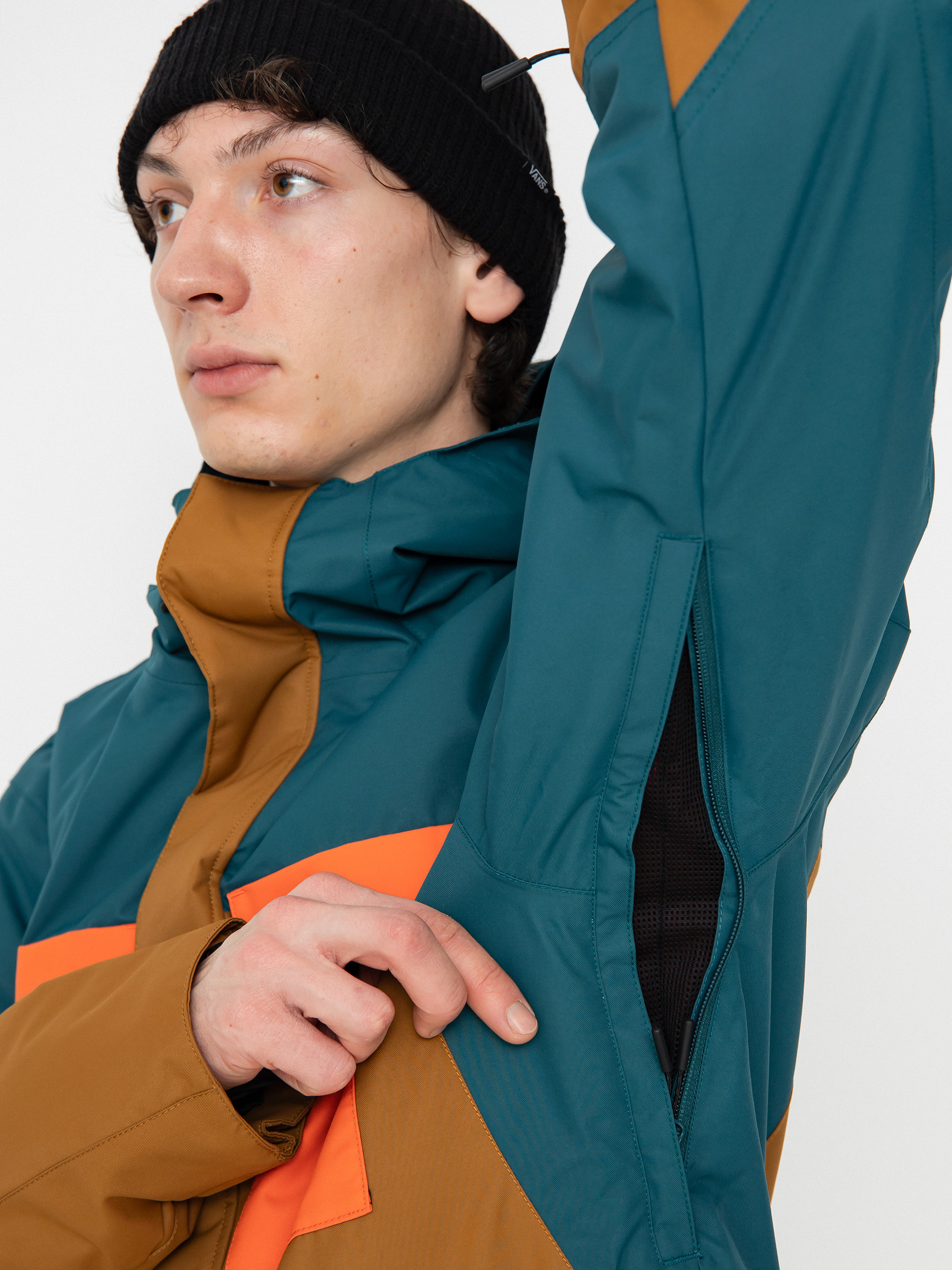 Herren Rip Curl Pinnacle Snowboardjacke (blue green)