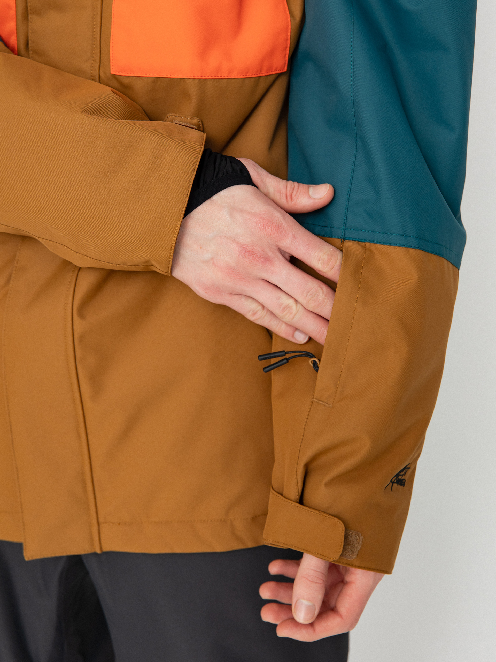 Herren Rip Curl Pinnacle Snowboardjacke (blue green)