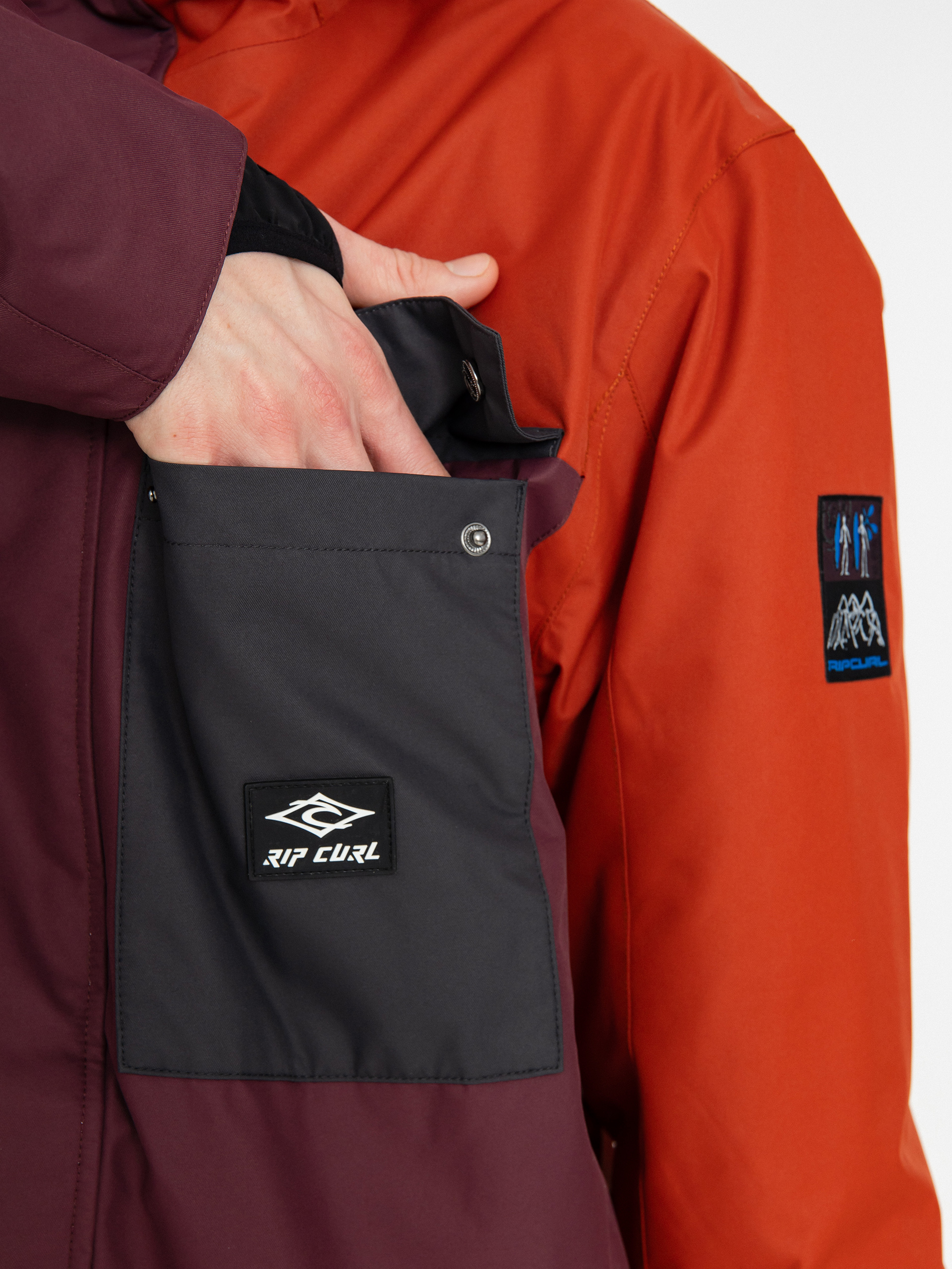 Mens Rip Curl Pinnacle Snowboard jacket (picante)