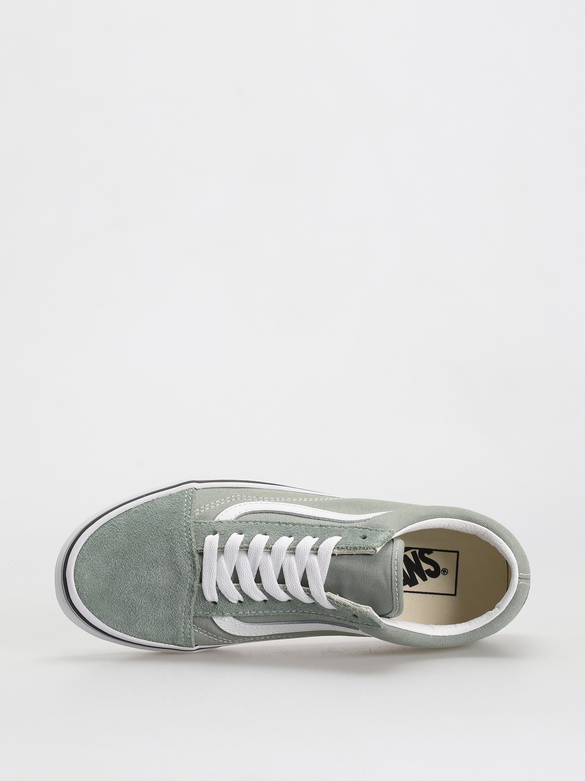 Vans Old Skool Shoes (color theory iceberg green)