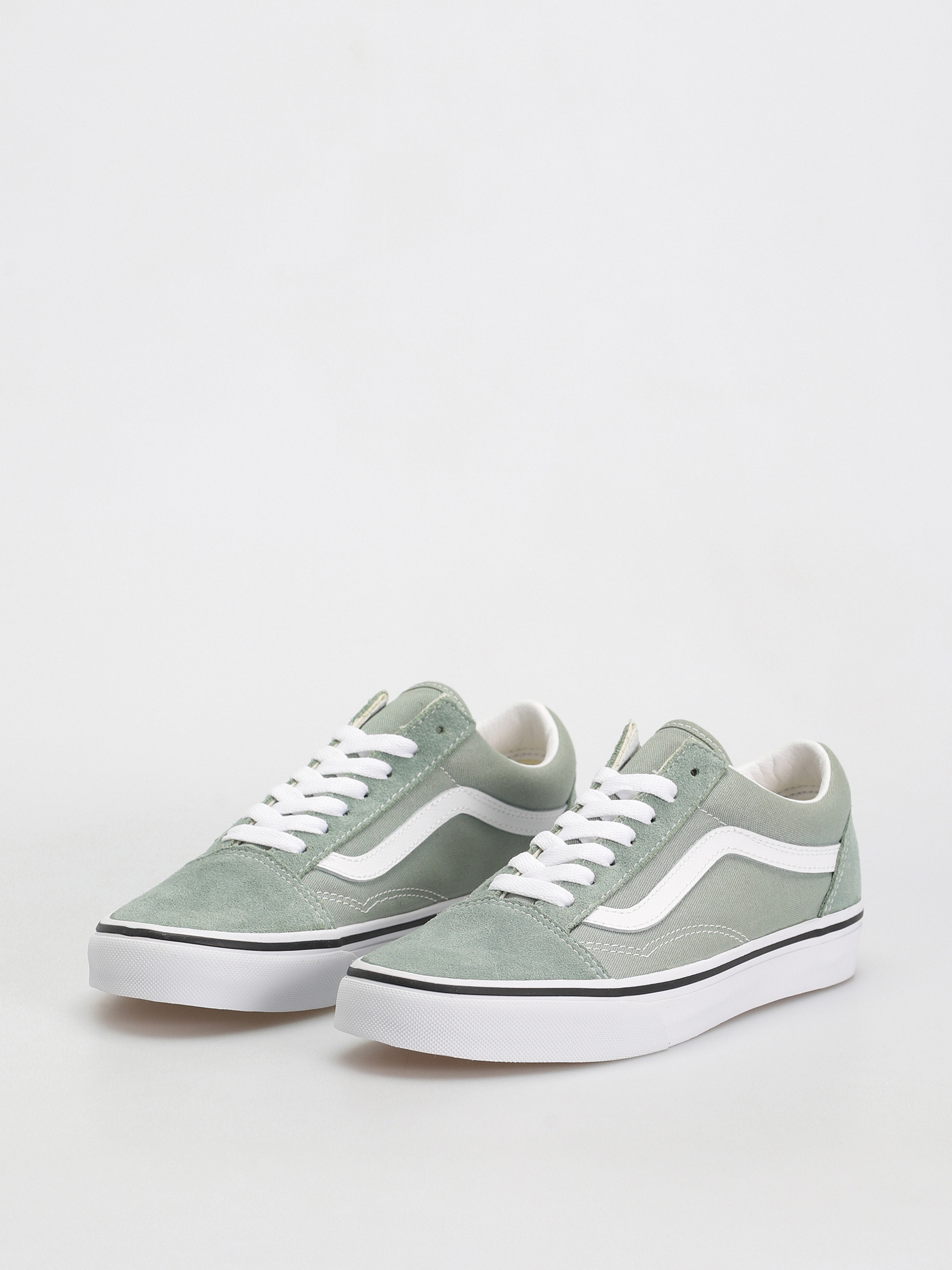 Vans Old Skool Shoes (color theory iceberg green)