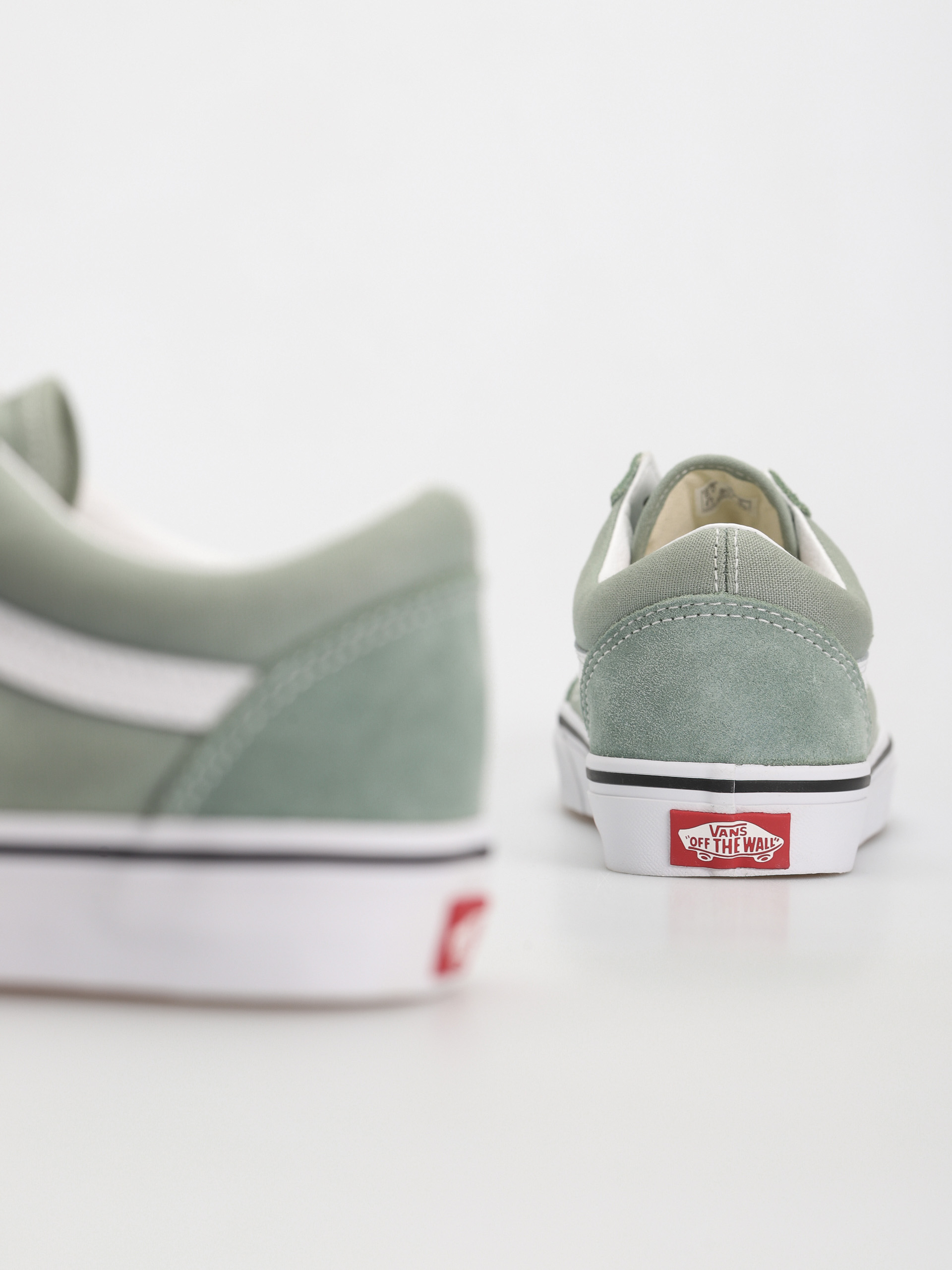 Vans Old Skool Shoes (color theory iceberg green)