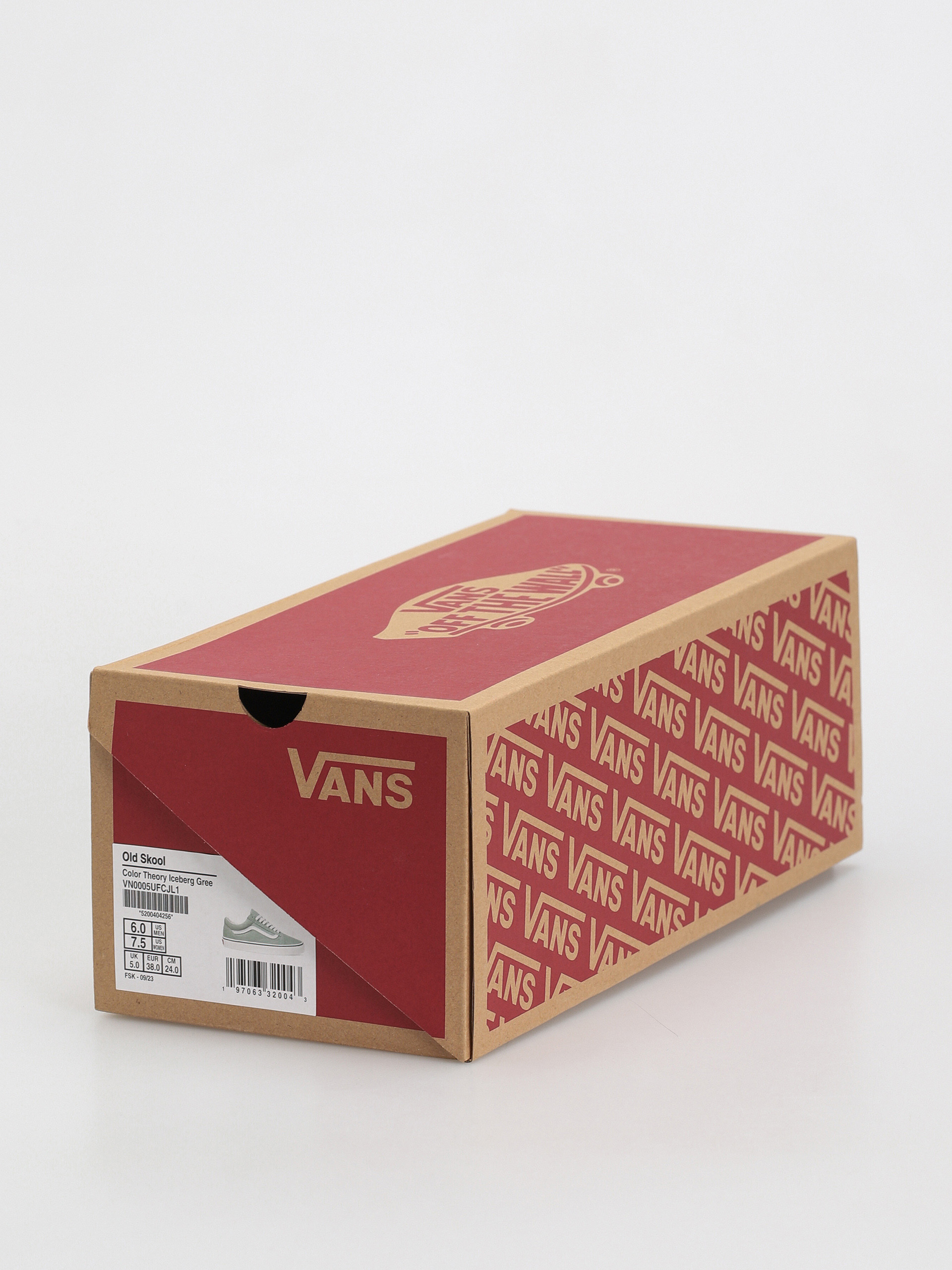 Vans Old Skool Shoes (color theory iceberg green)