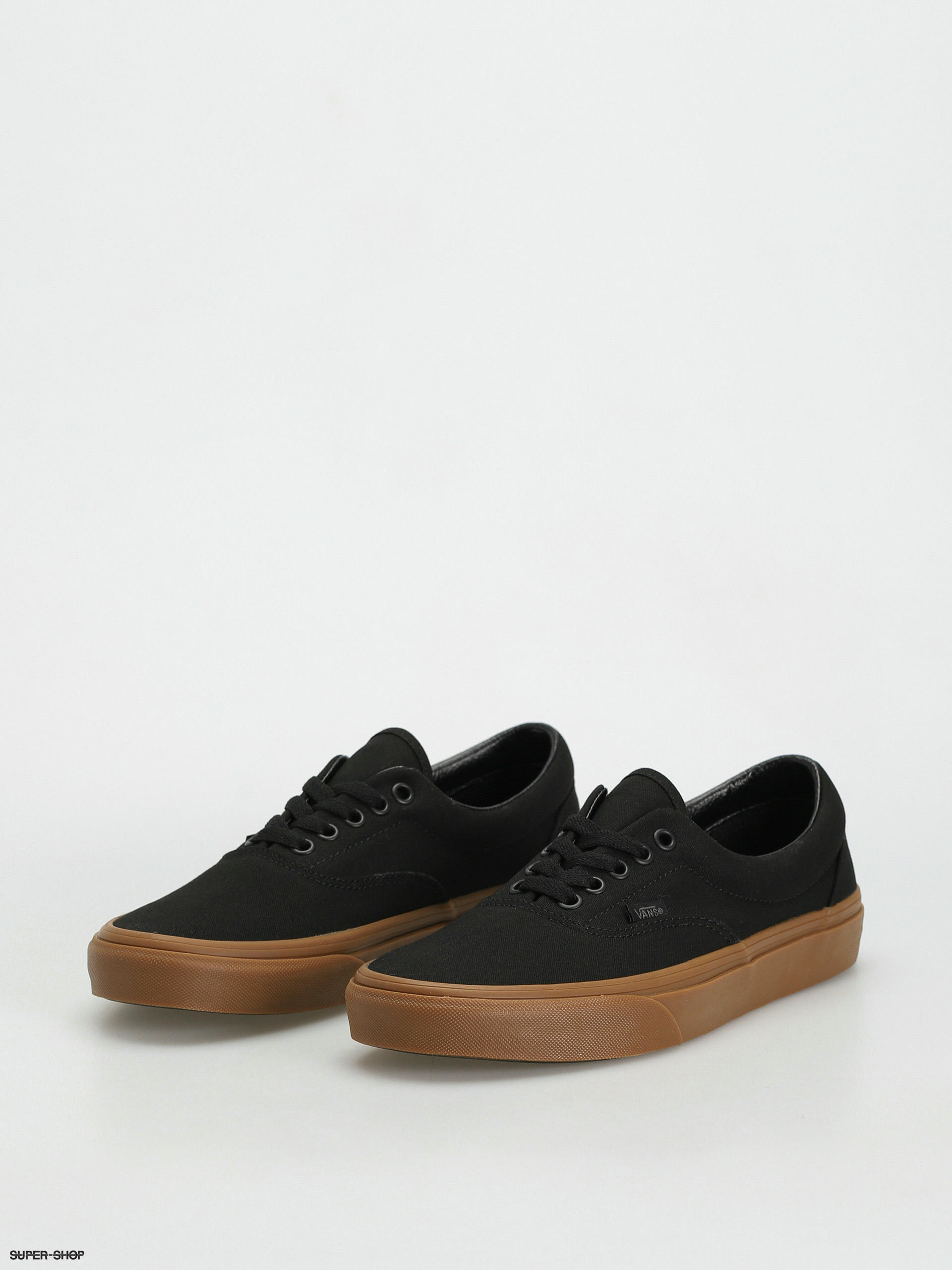 Vans era hotsell black brown