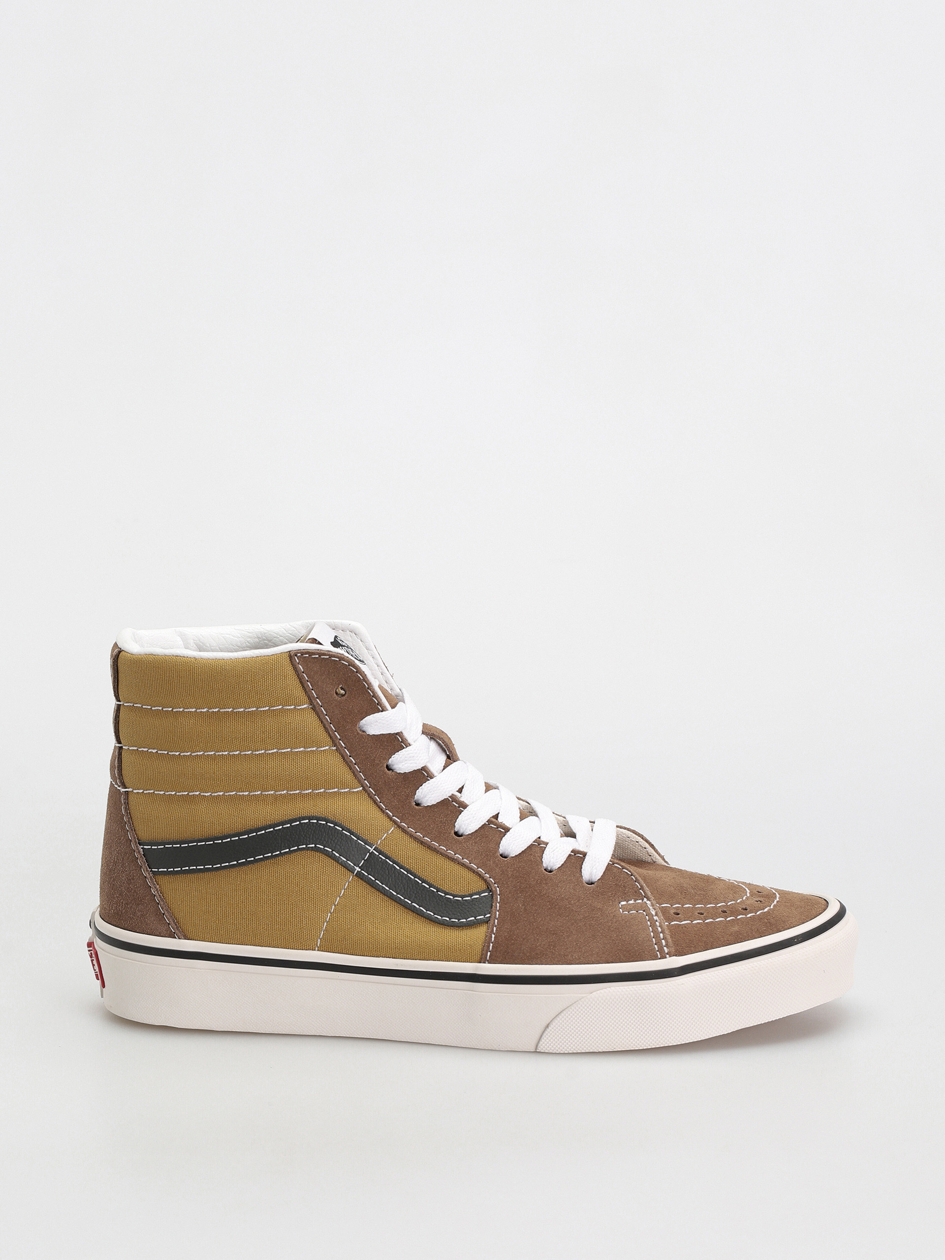 Vans Sk8 Hi Schuhe (canvas/suede pop brown/multi)